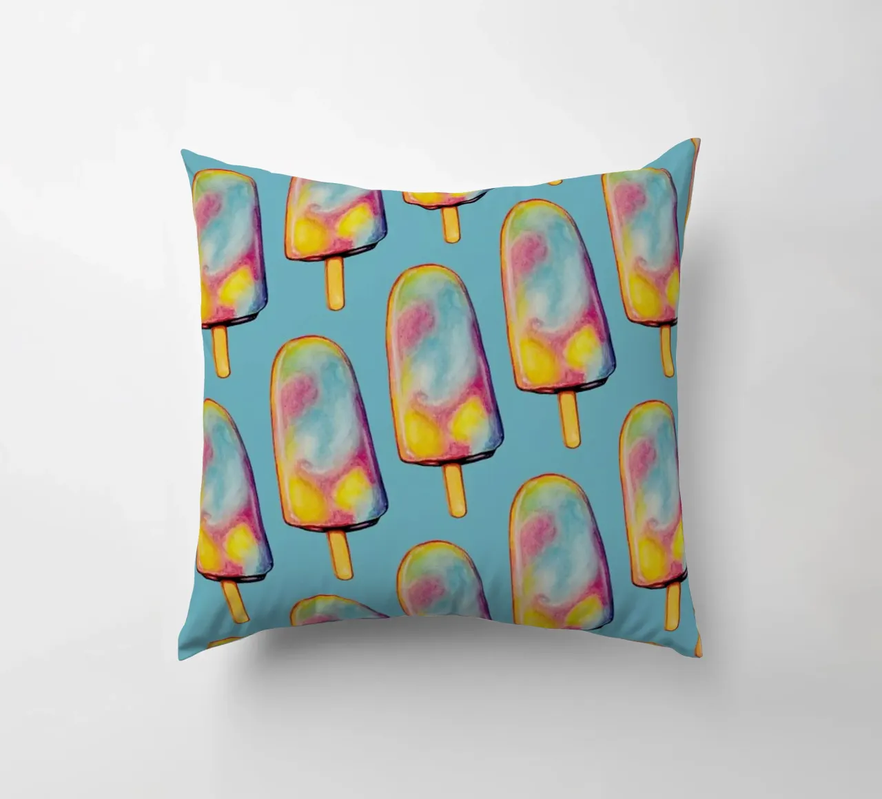 Rainbow Paddle Pop cuscino da Kelly Gilleran