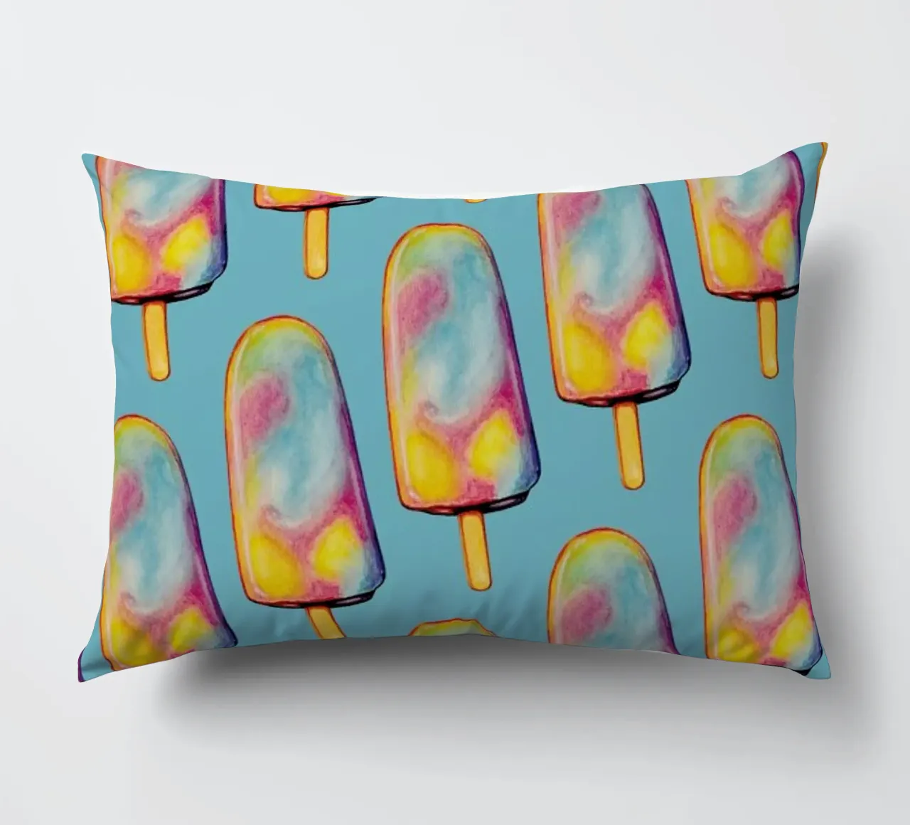 Rainbow Paddle Pop cuscino da Kelly Gilleran