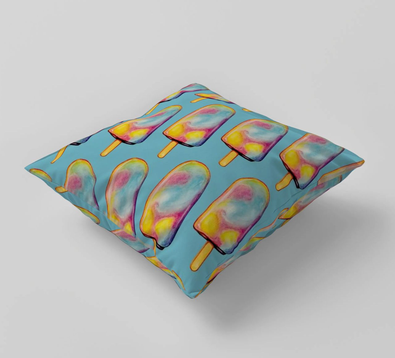 Rainbow Paddle Pop cuscino da Kelly Gilleran