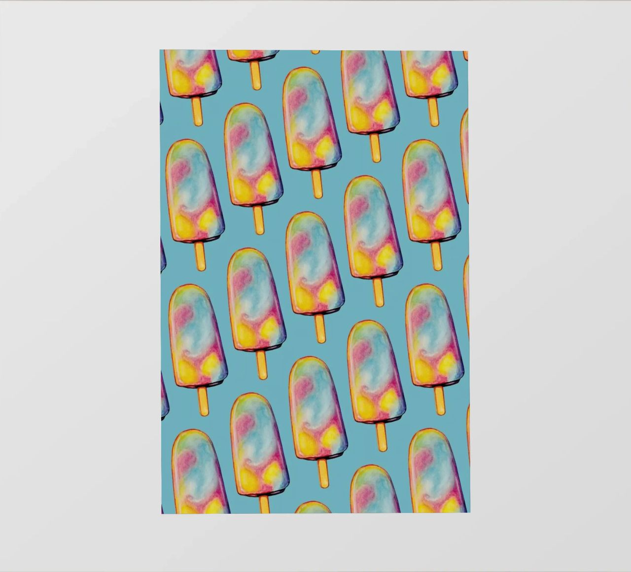 Rainbow Paddle Pop pellicola backlit da Kelly Gilleran
