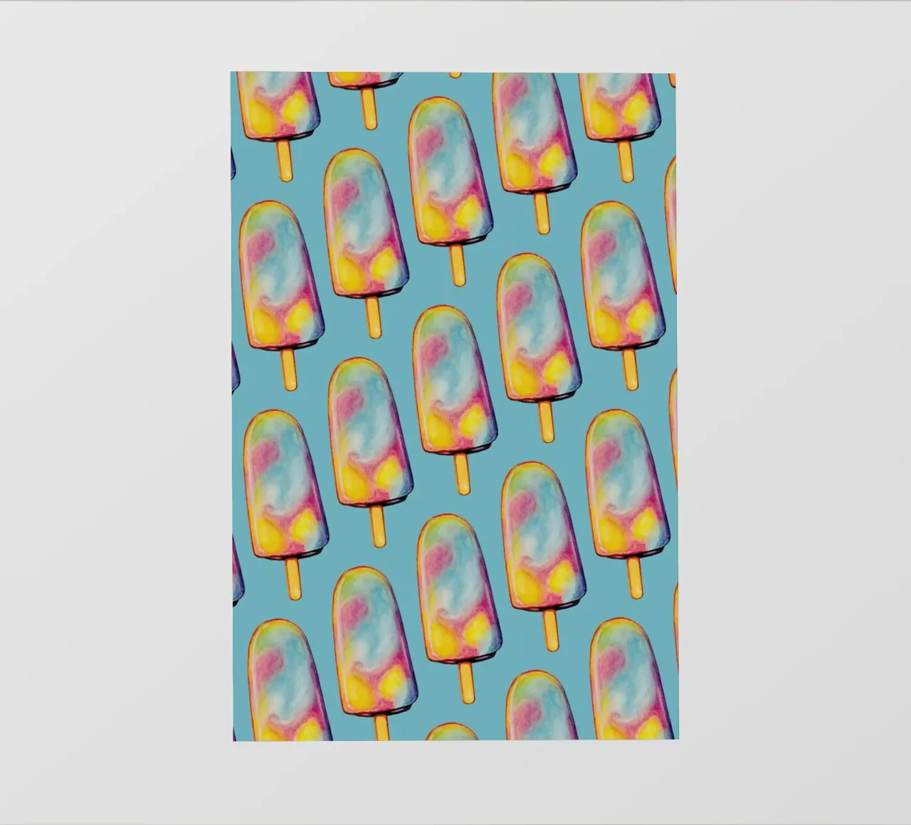 Rainbow Paddle Pop pellicola backlit da Kelly Gilleran