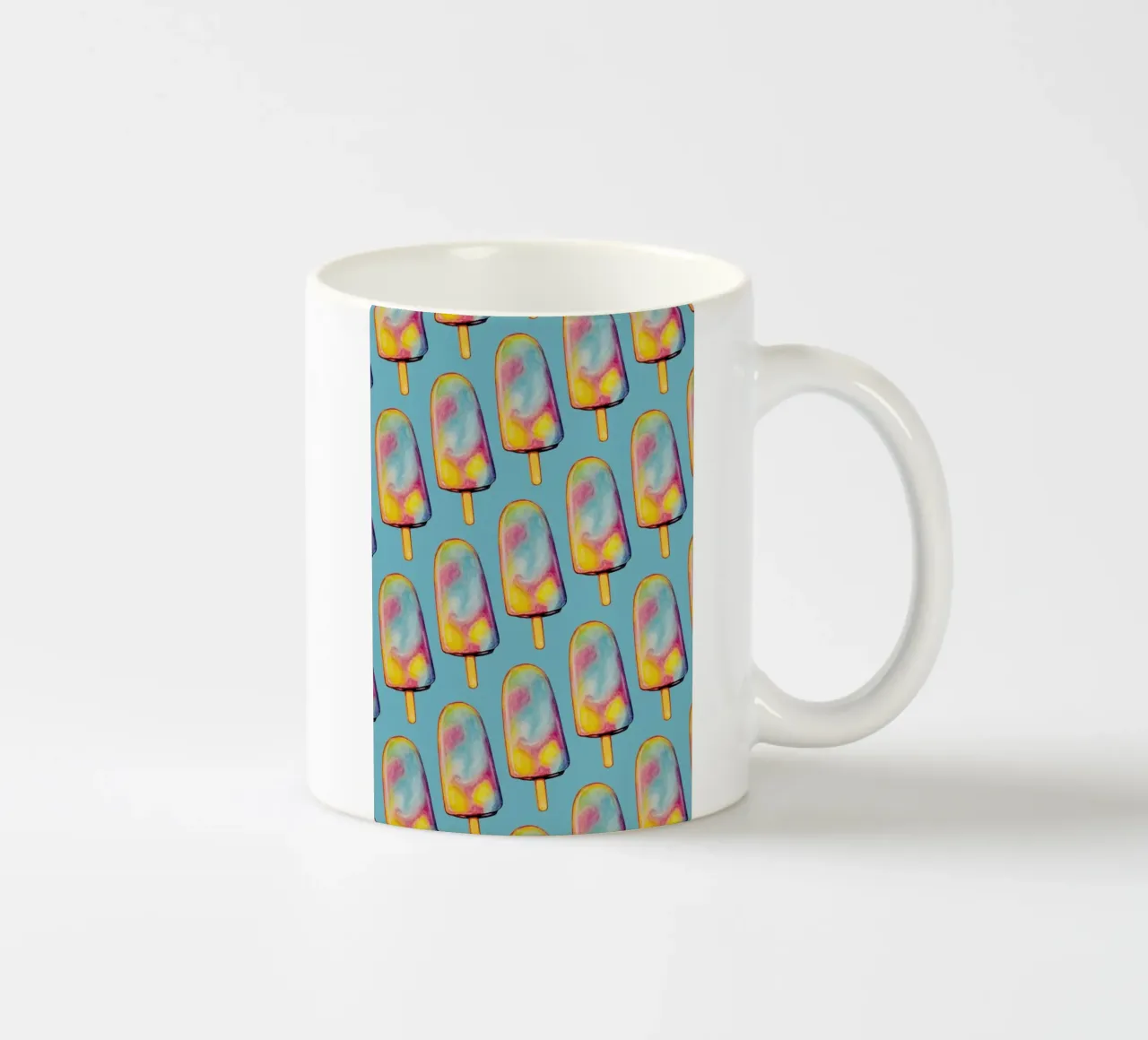 Rainbow Paddle Pop tazza in ceramica da Kelly Gilleran