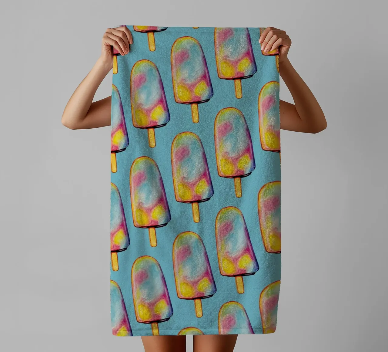 Rainbow Paddle Pop asciugamano da bagno da Kelly Gilleran