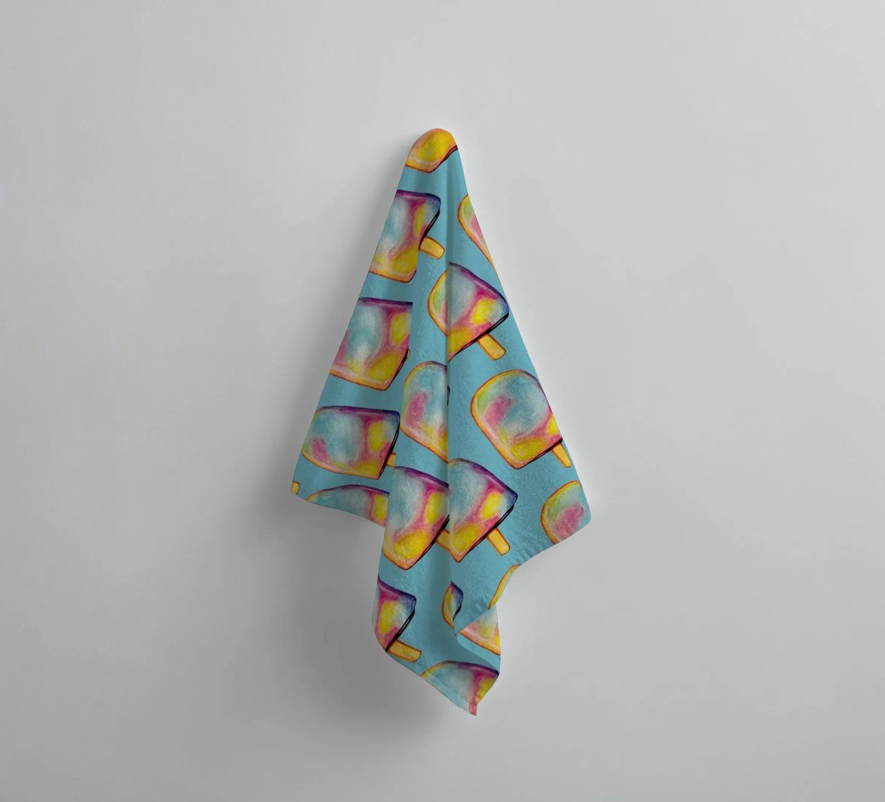 Rainbow Paddle Pop asciugamano da bagno da Kelly Gilleran
