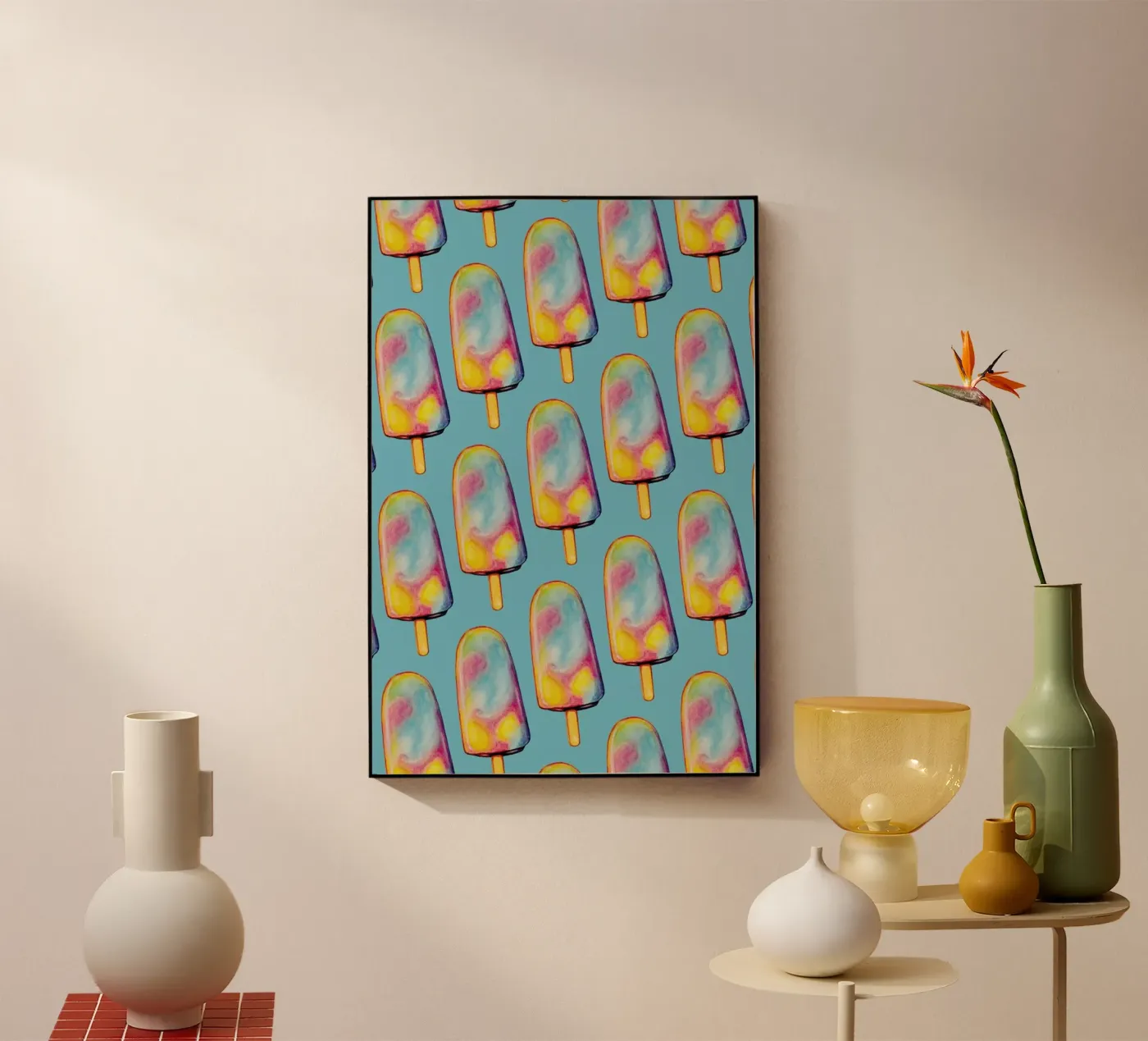 Rainbow Paddle Pop plexiglass da Kelly Gilleran