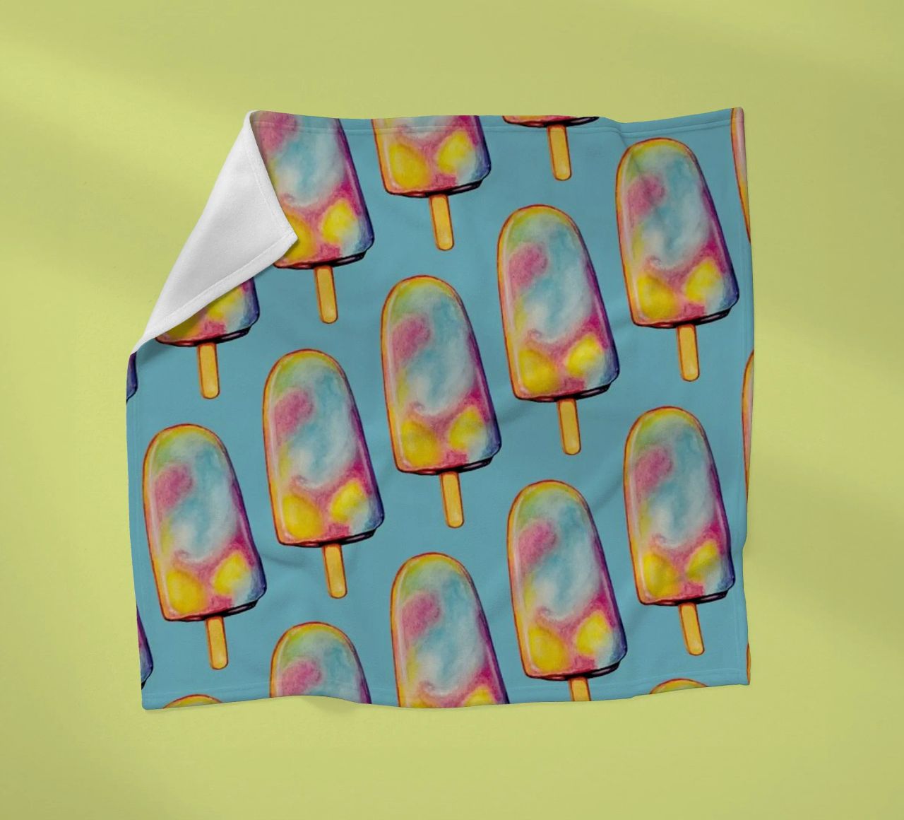 Rainbow Paddle Pop coperta in pile da Kelly Gilleran