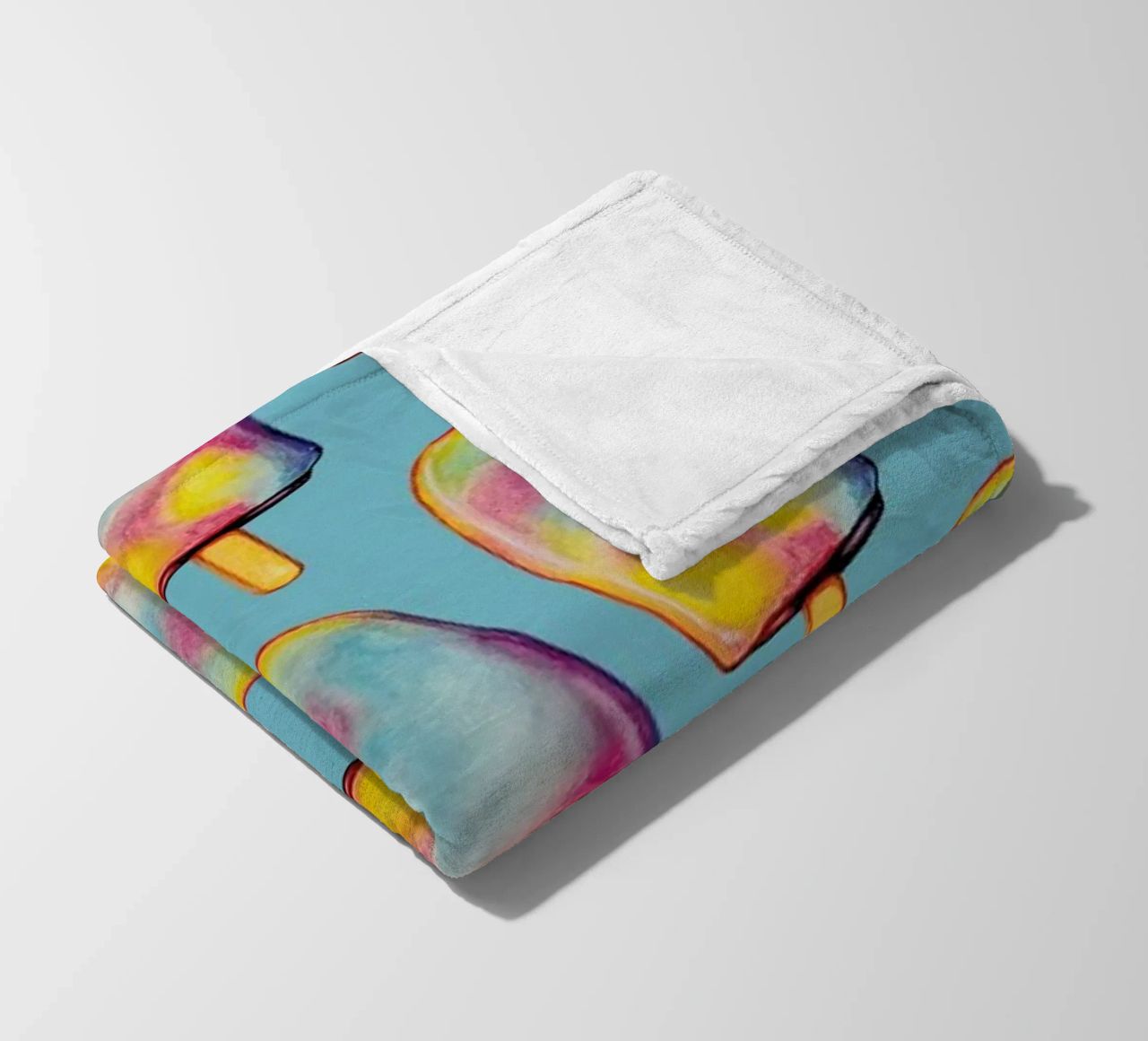 Rainbow Paddle Pop coperta in pile da Kelly Gilleran