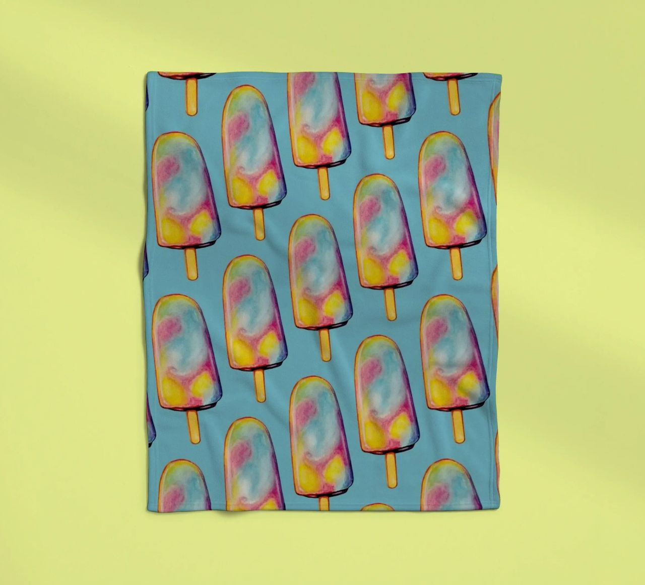Rainbow Paddle Pop coperta in pile da Kelly Gilleran