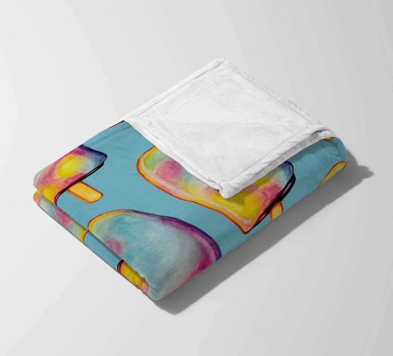 Rainbow Paddle Pop coperta in pile da Kelly Gilleran