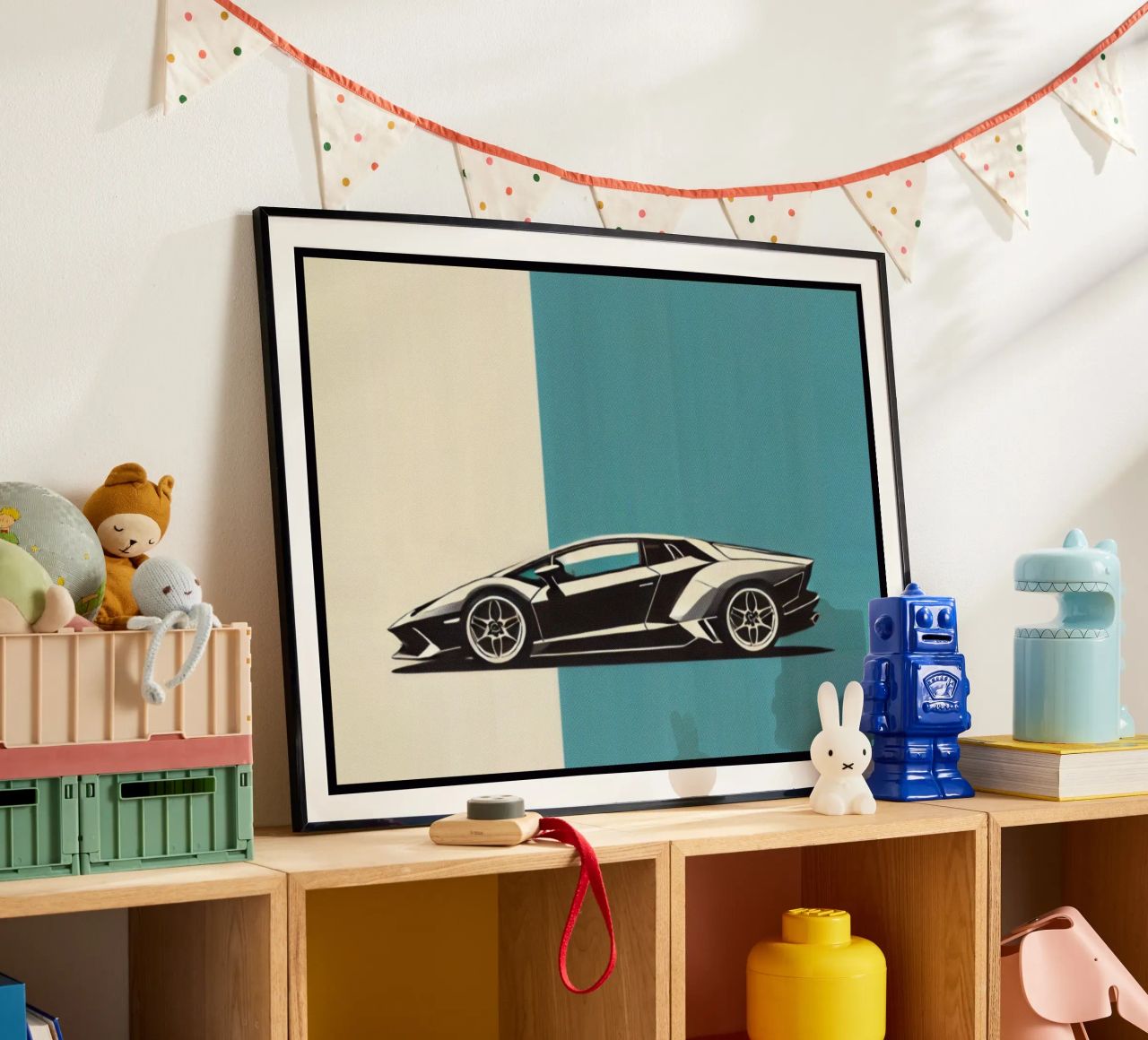 Lamborghini - Impression d'affiches anciennes poster de posterprints-by-nomad