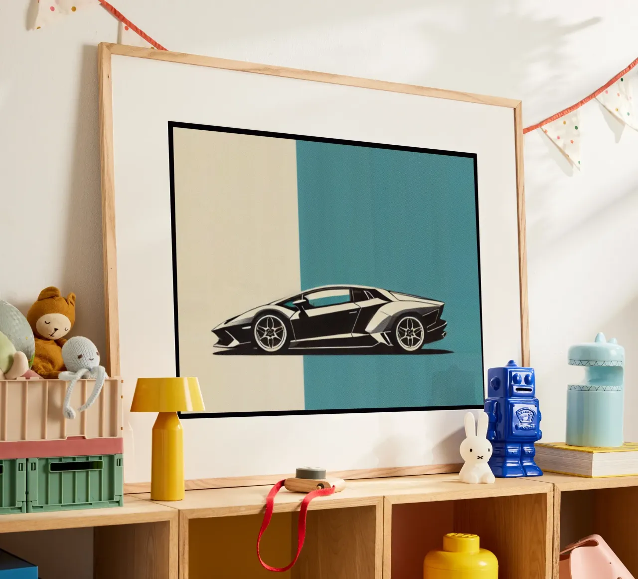 Lamborghini - Impresión de carteles de época hahnemühle de posterprints-by-nomad