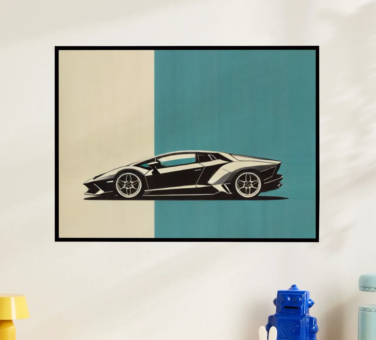Lamborghini - Stampa poster d'epoca poster da posterprints-by-nomad