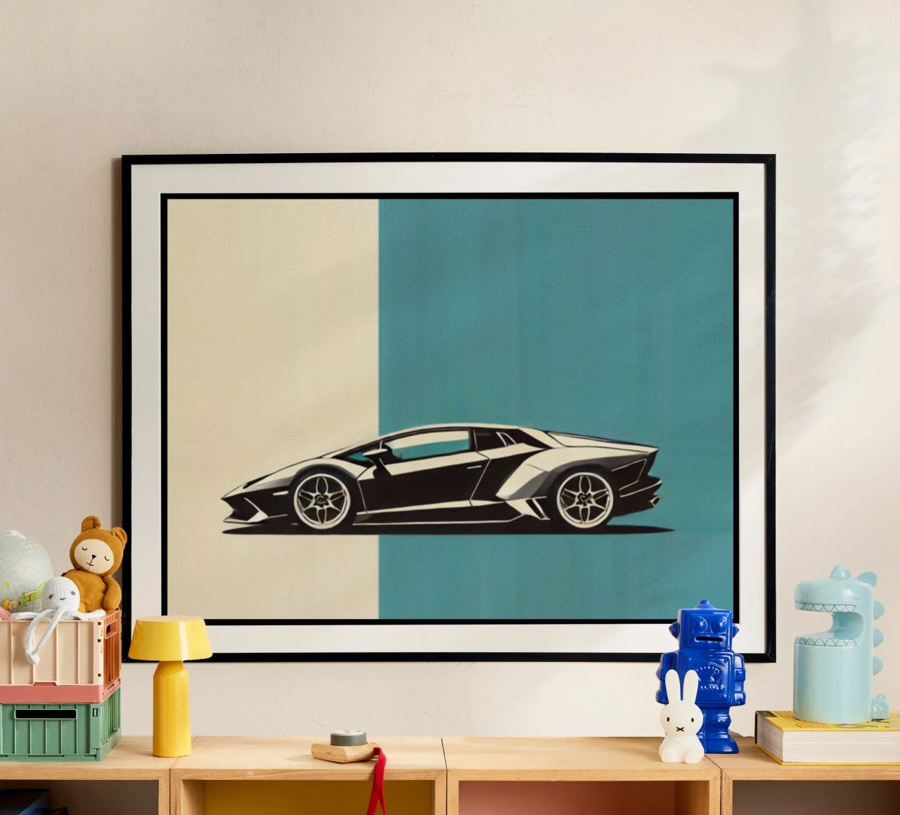 Lamborghini - Impression d'affiches anciennes poster de posterprints-by-nomad