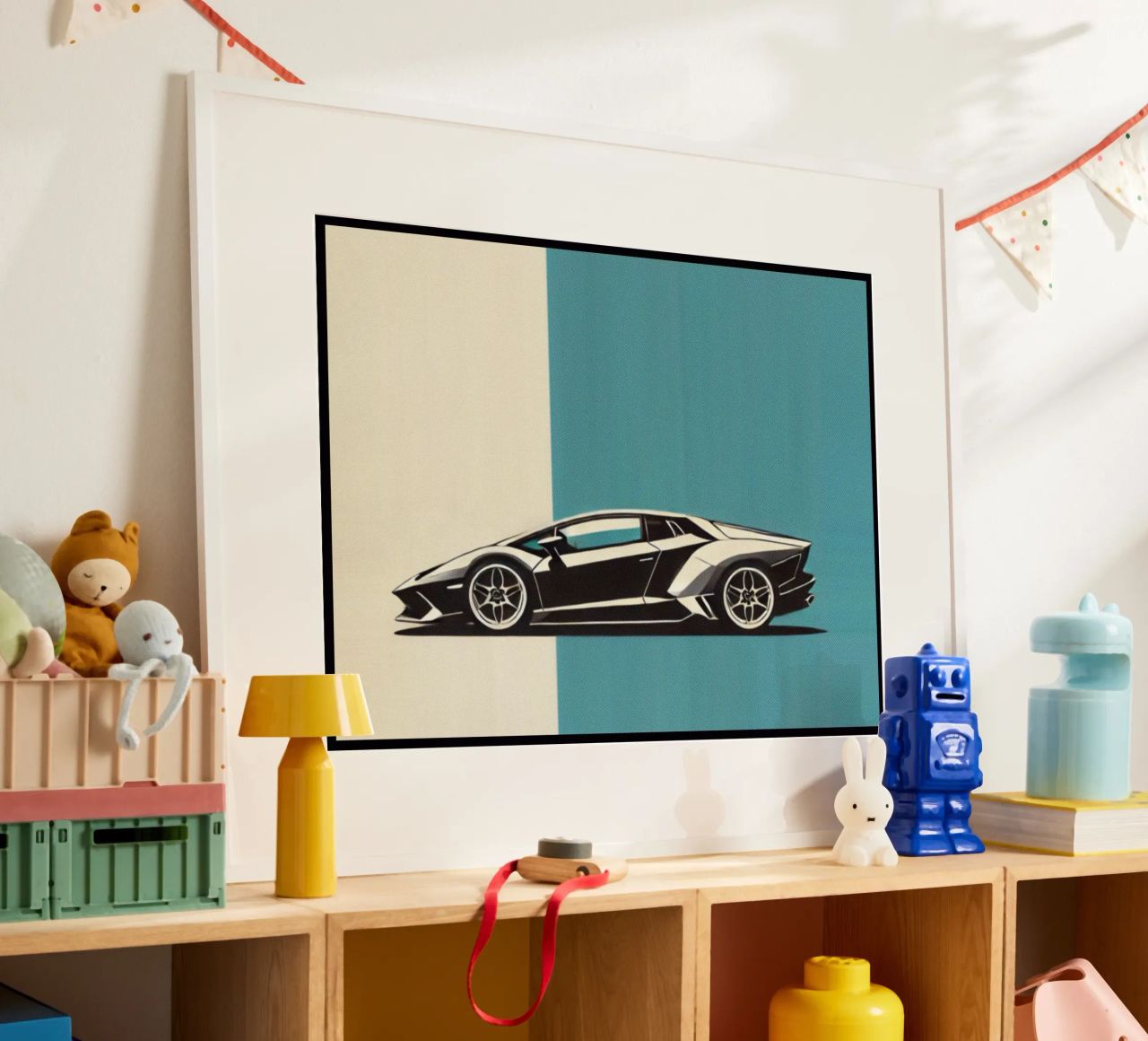Lamborghini - Impression d'affiches anciennes poster de posterprints-by-nomad