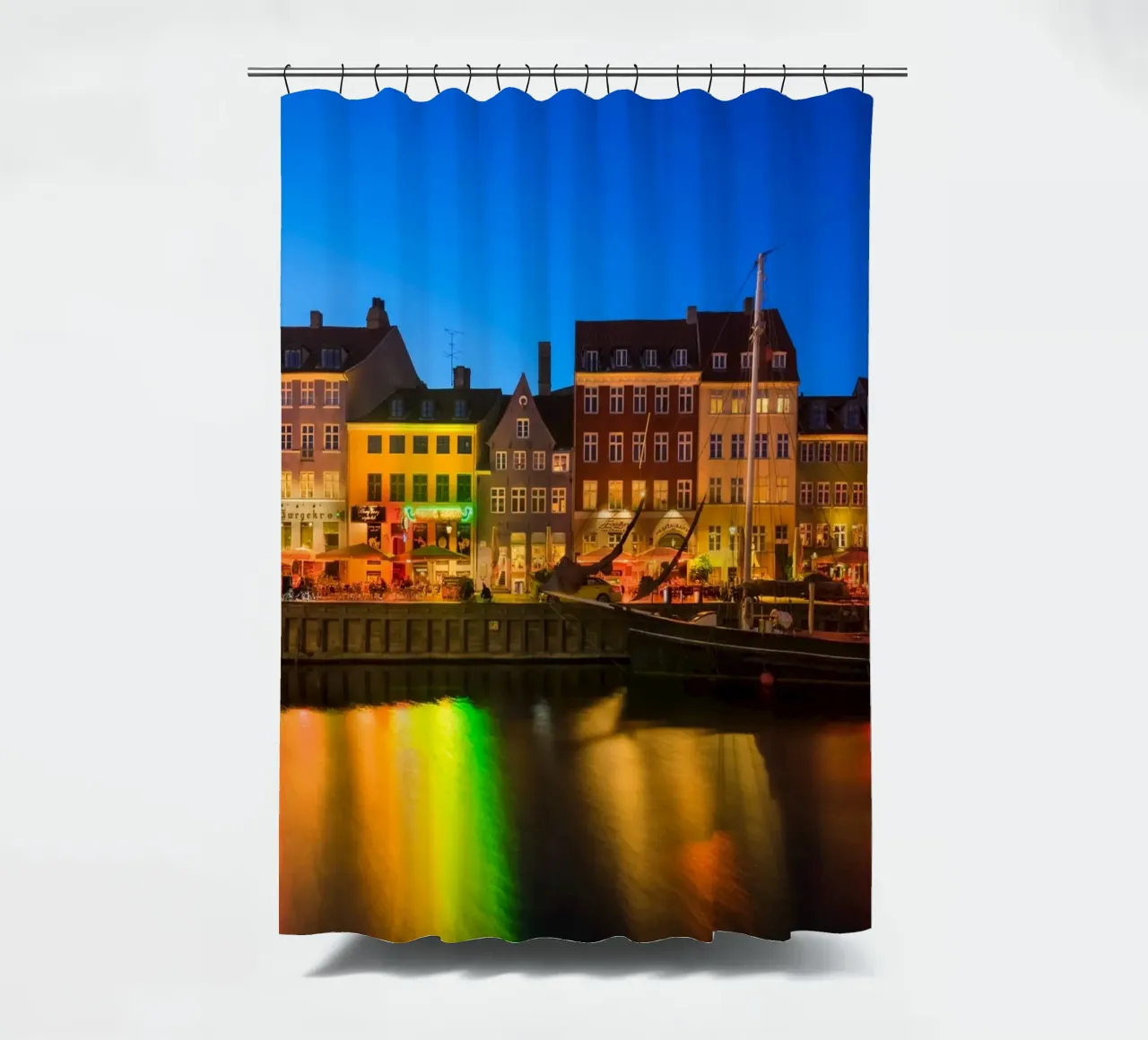 KOPENHAGEN 08 shower curtain by Tom Uhlenberg