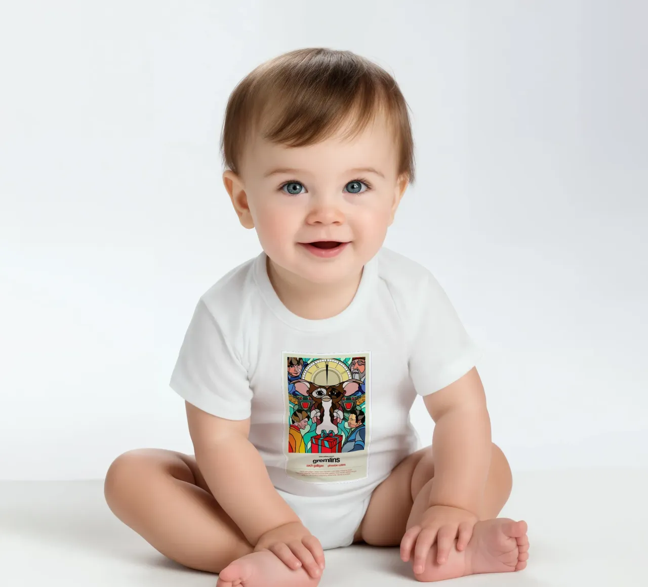 Gremlins body neonato maniche corte da Van Orton Design