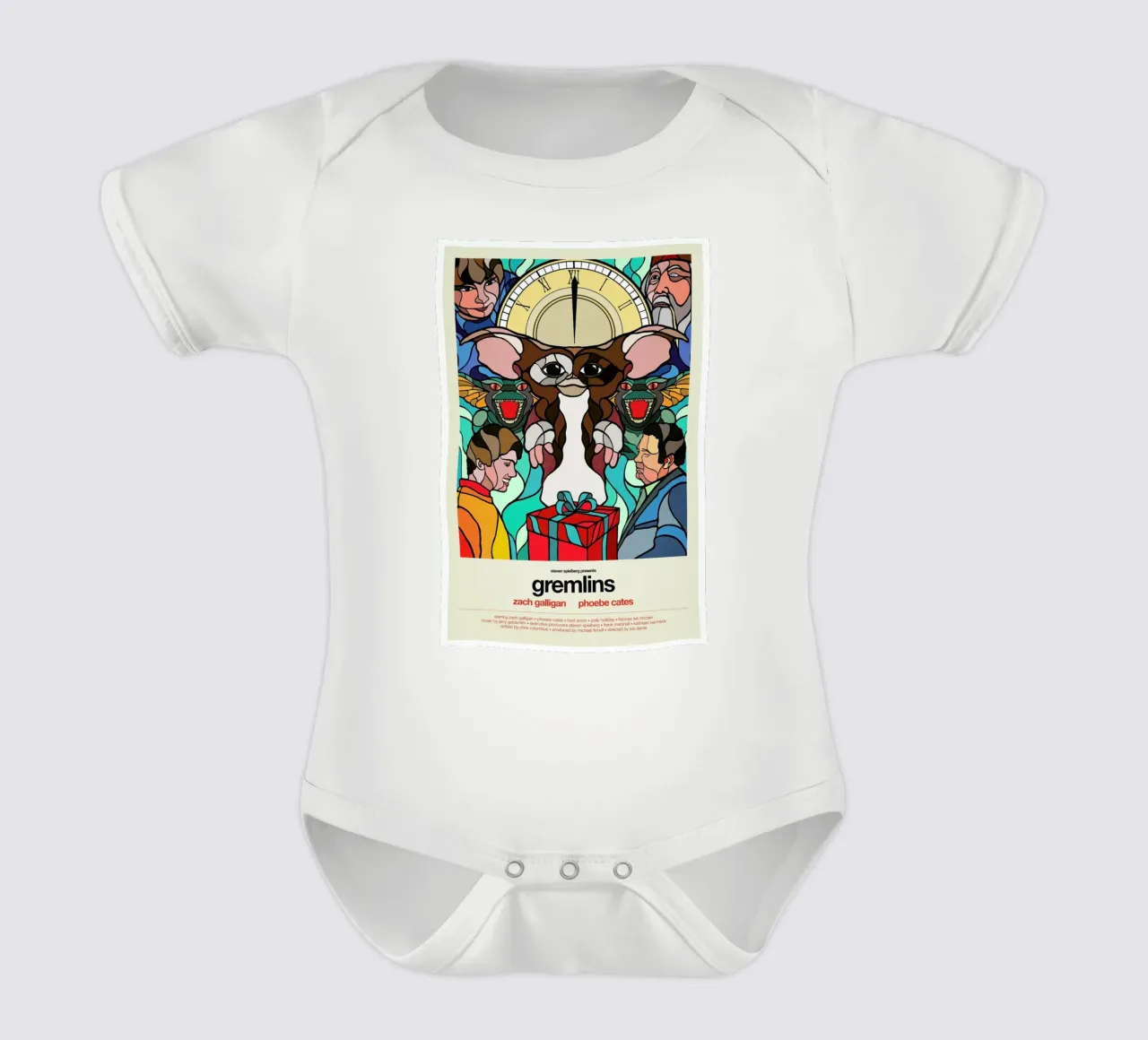 Gremlins body neonato maniche corte da Van Orton Design