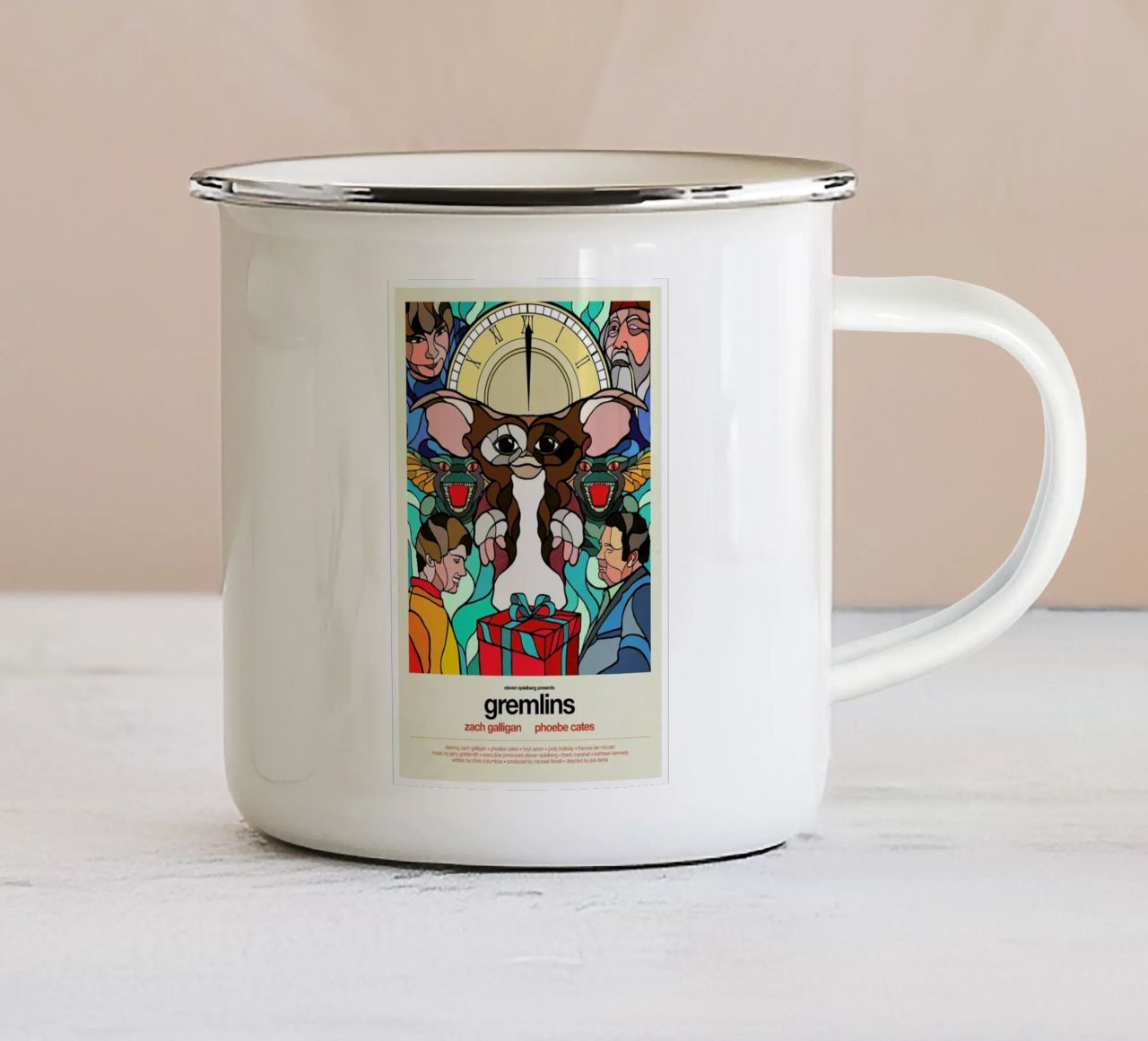 Gremlins tazza in smalto da Van Orton Design