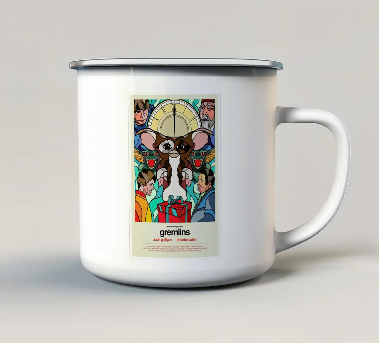 Gremlins taza de esmalte de Van Orton Design