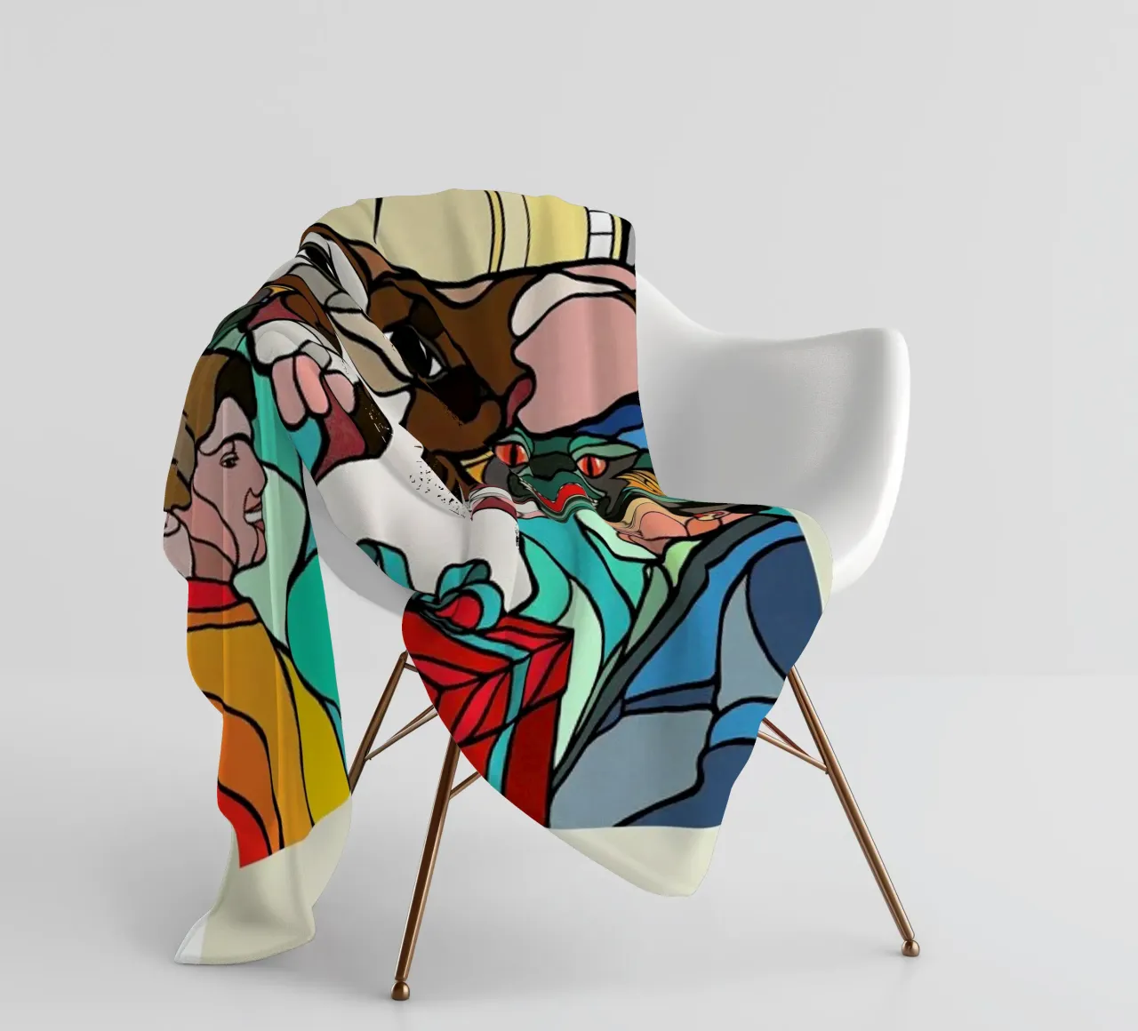 Gremlins fleece blanket by Van Orton Design