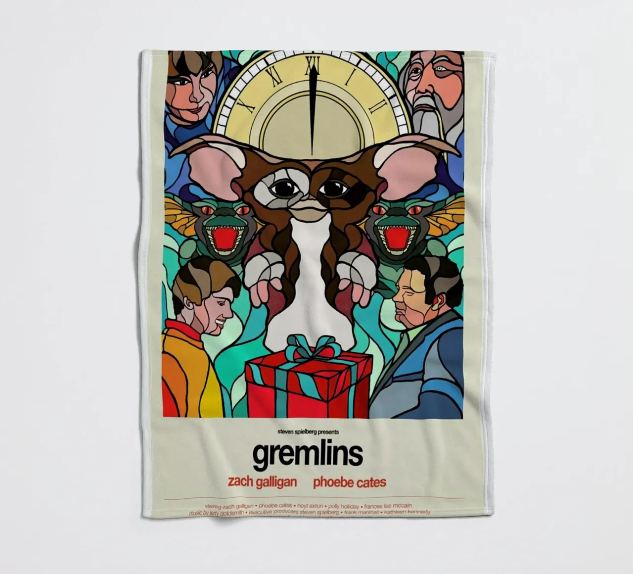 Gremlins fleece blanket by Van Orton Design