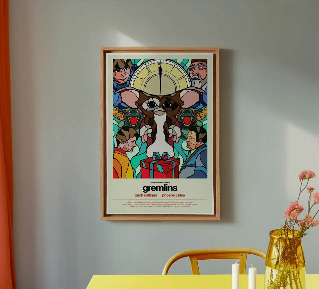 Gremlins tela con Cornice a cassetta da Van Orton Design