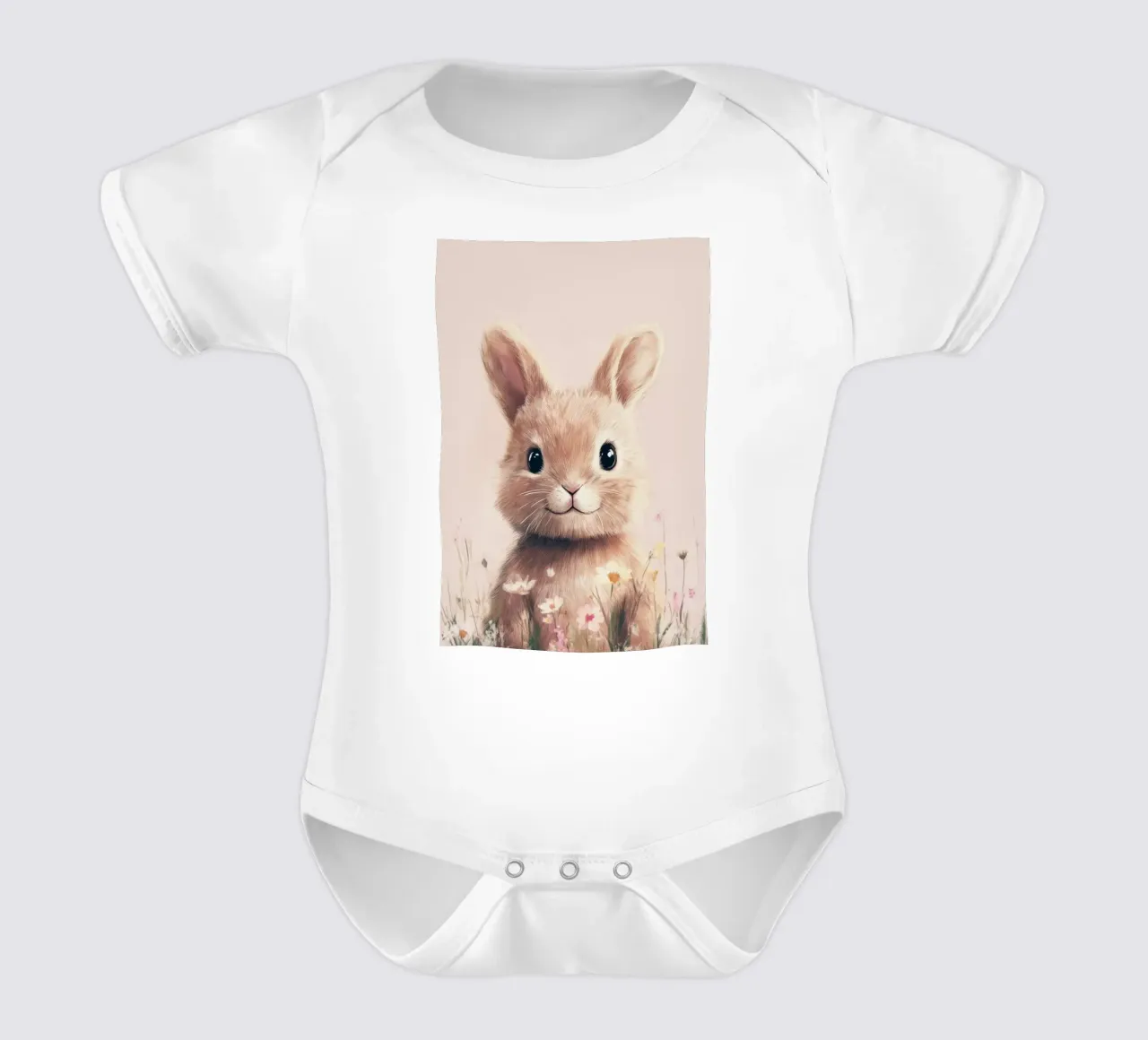 Héros #37 : Lapin au printemps body bébé de farbenhelden