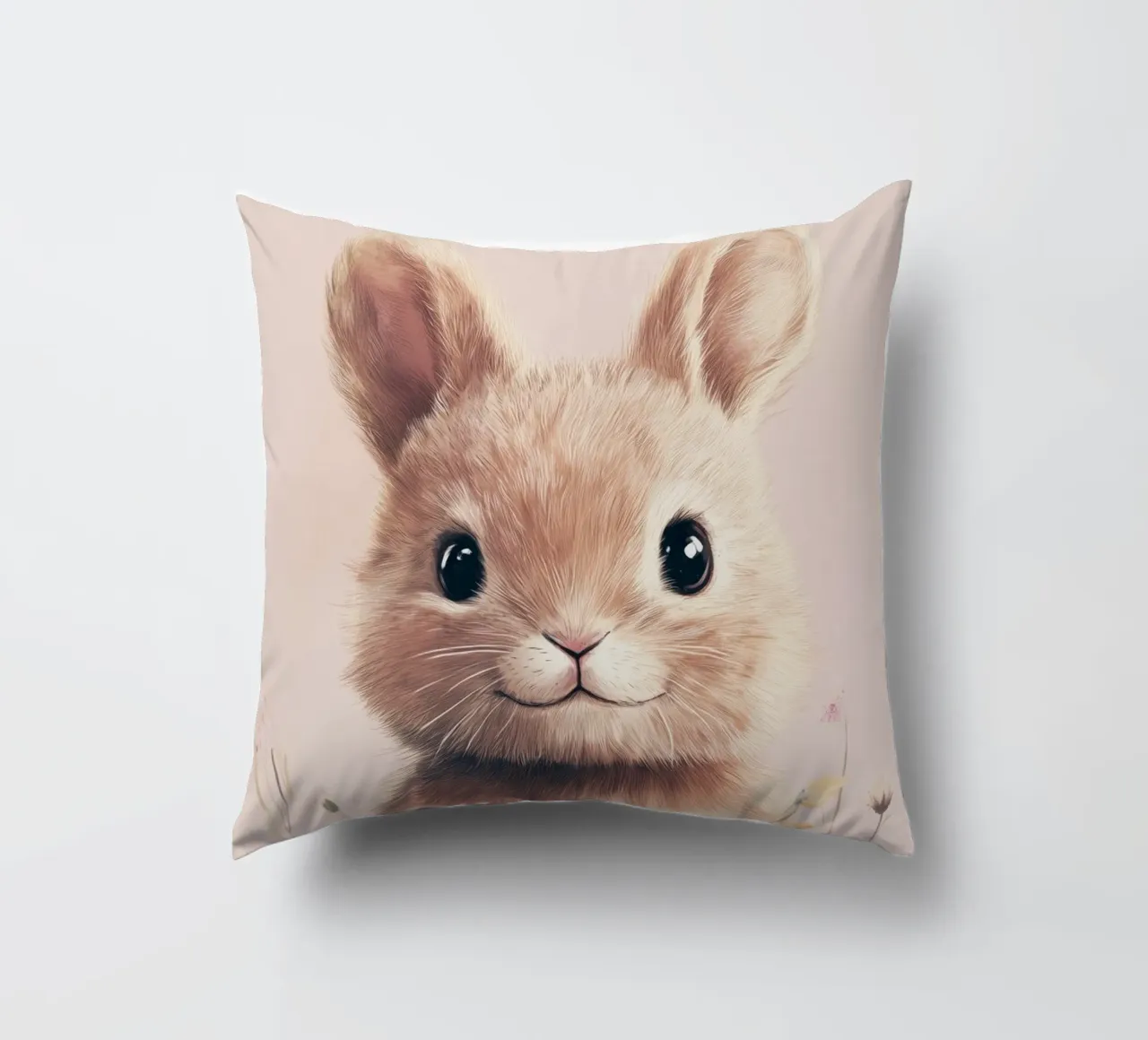 HeldIn #37: Hase im Frühling Kissen von farbenhelden
