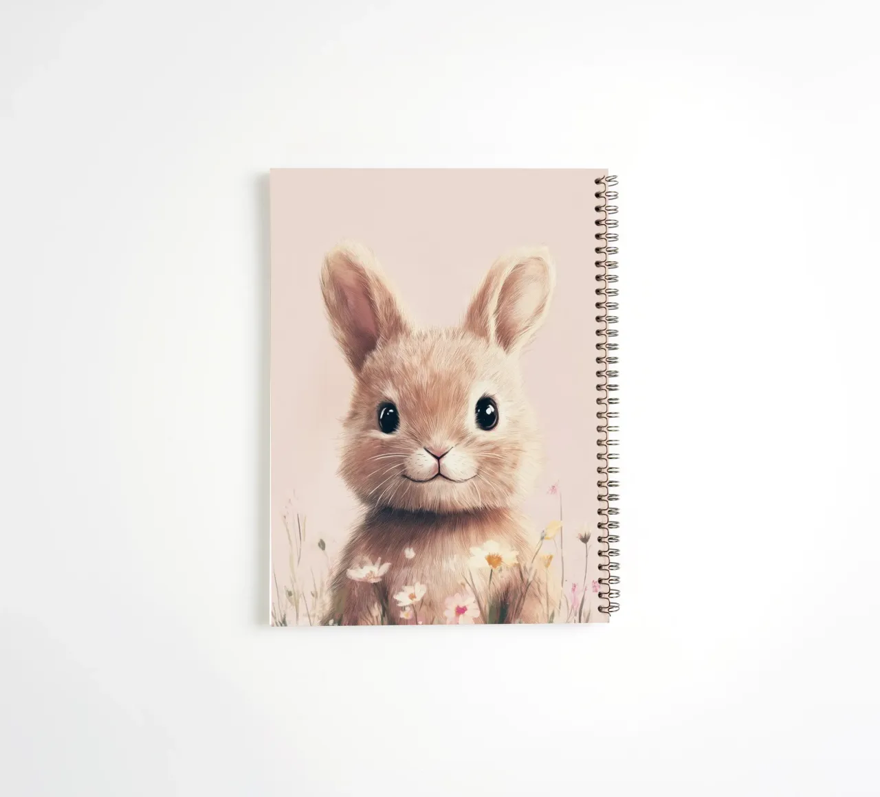 Hero #37: Hare in spring spiral notebook by farbenhelden