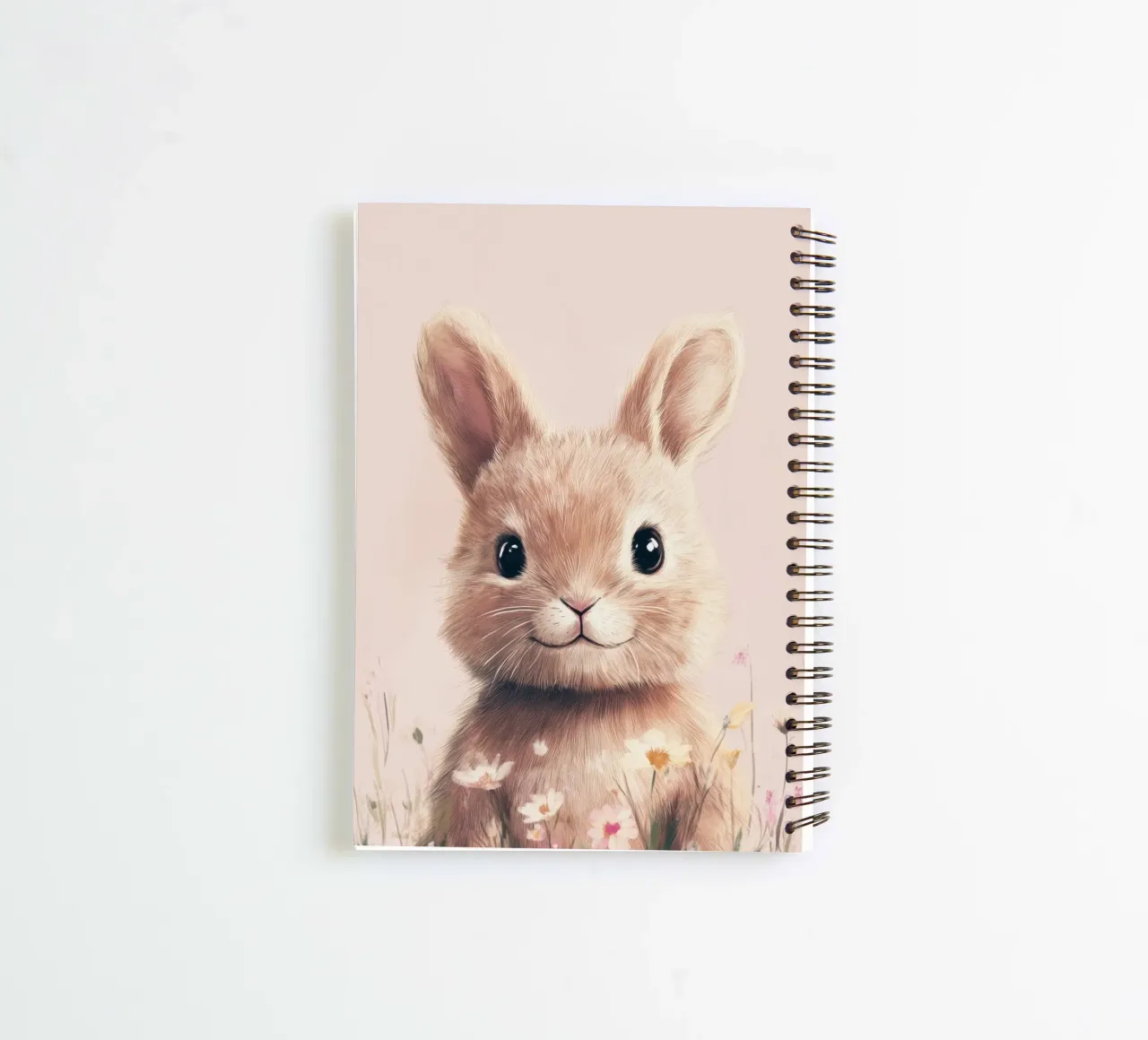 Hero #37: Hare in spring spiral notebook by farbenhelden