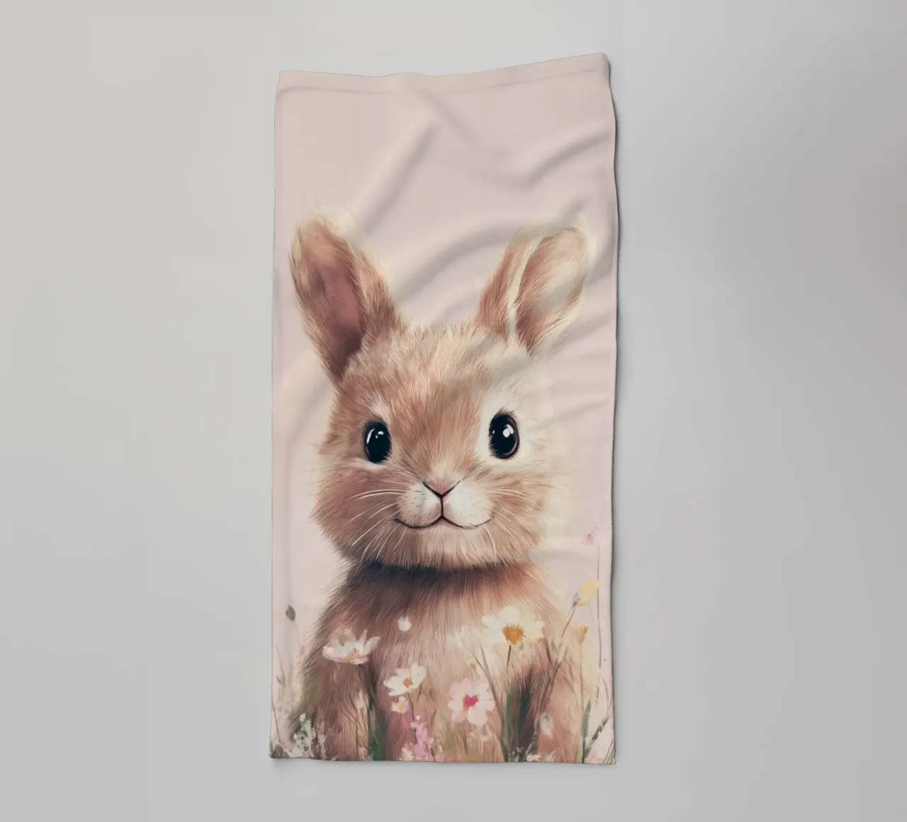 Hero #37: Hare in spring towel by farbenhelden