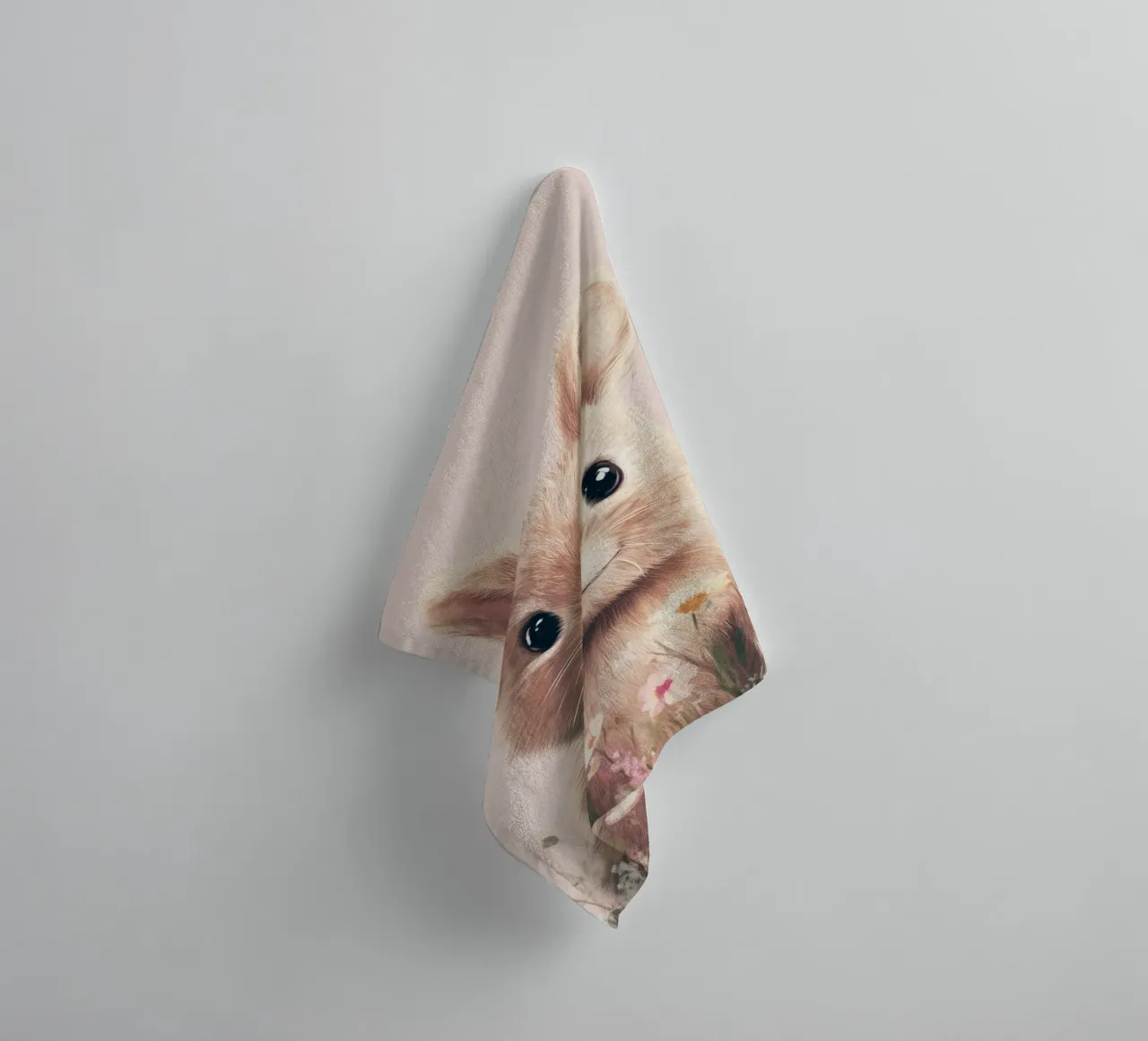 Hero #37: Hare in spring towel by farbenhelden