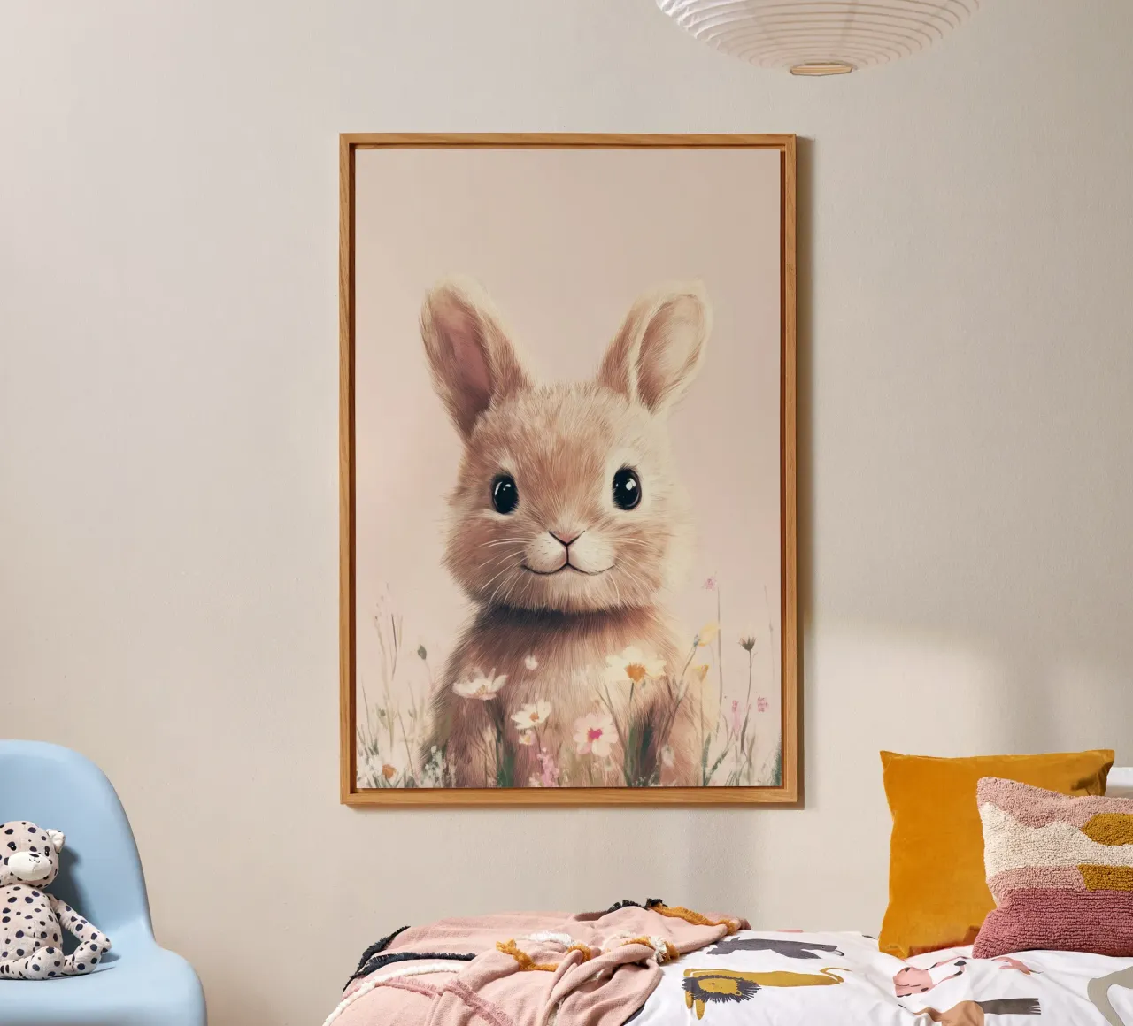 Hero #37: Hare in spring alu-dibond by farbenhelden
