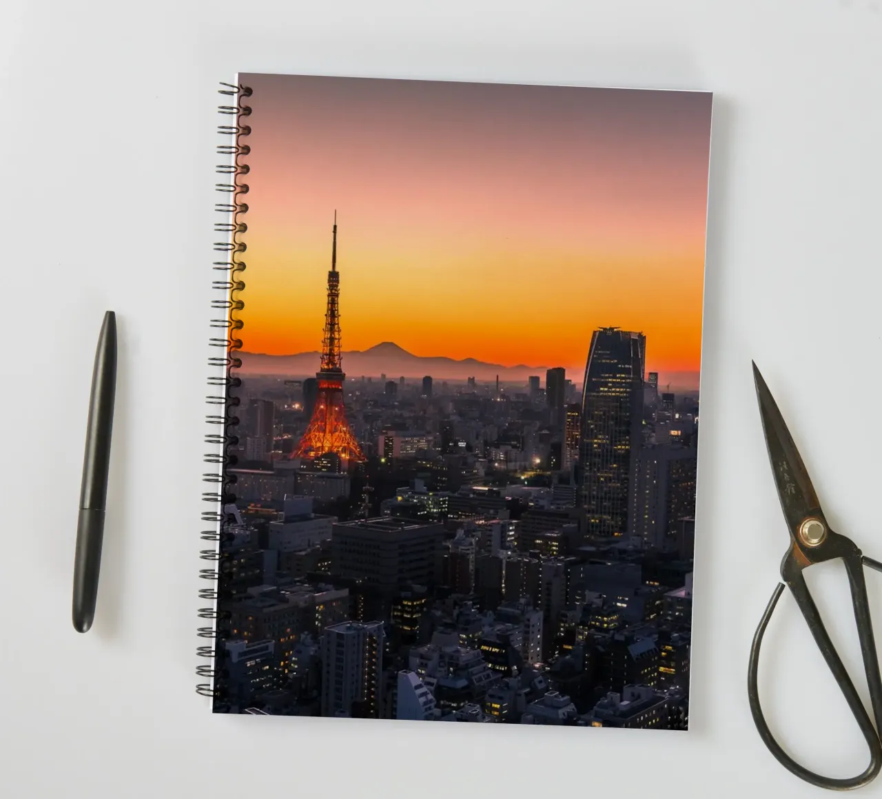 TOKIO 01 spiral notebook by Tom Uhlenberg