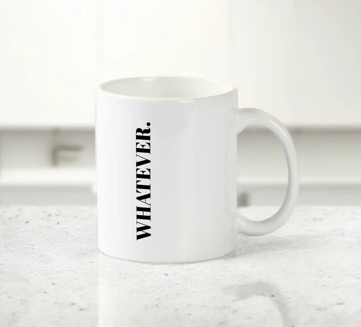 Whatever ceramic mug by Paigaam Studio