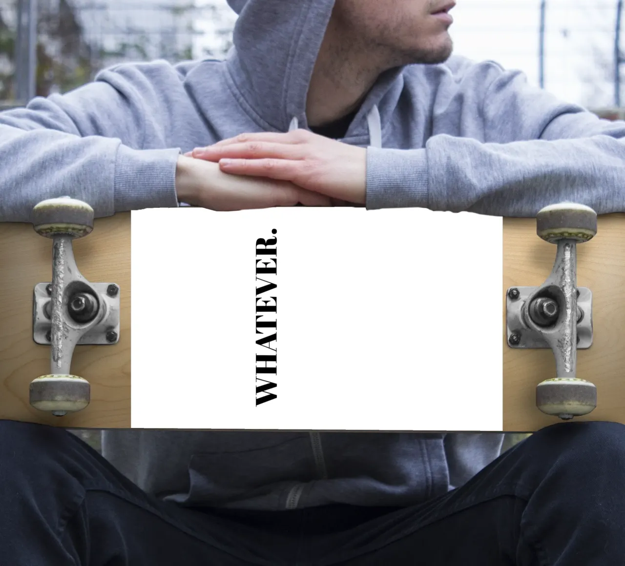 Whatever sticker by Paigaam Studio