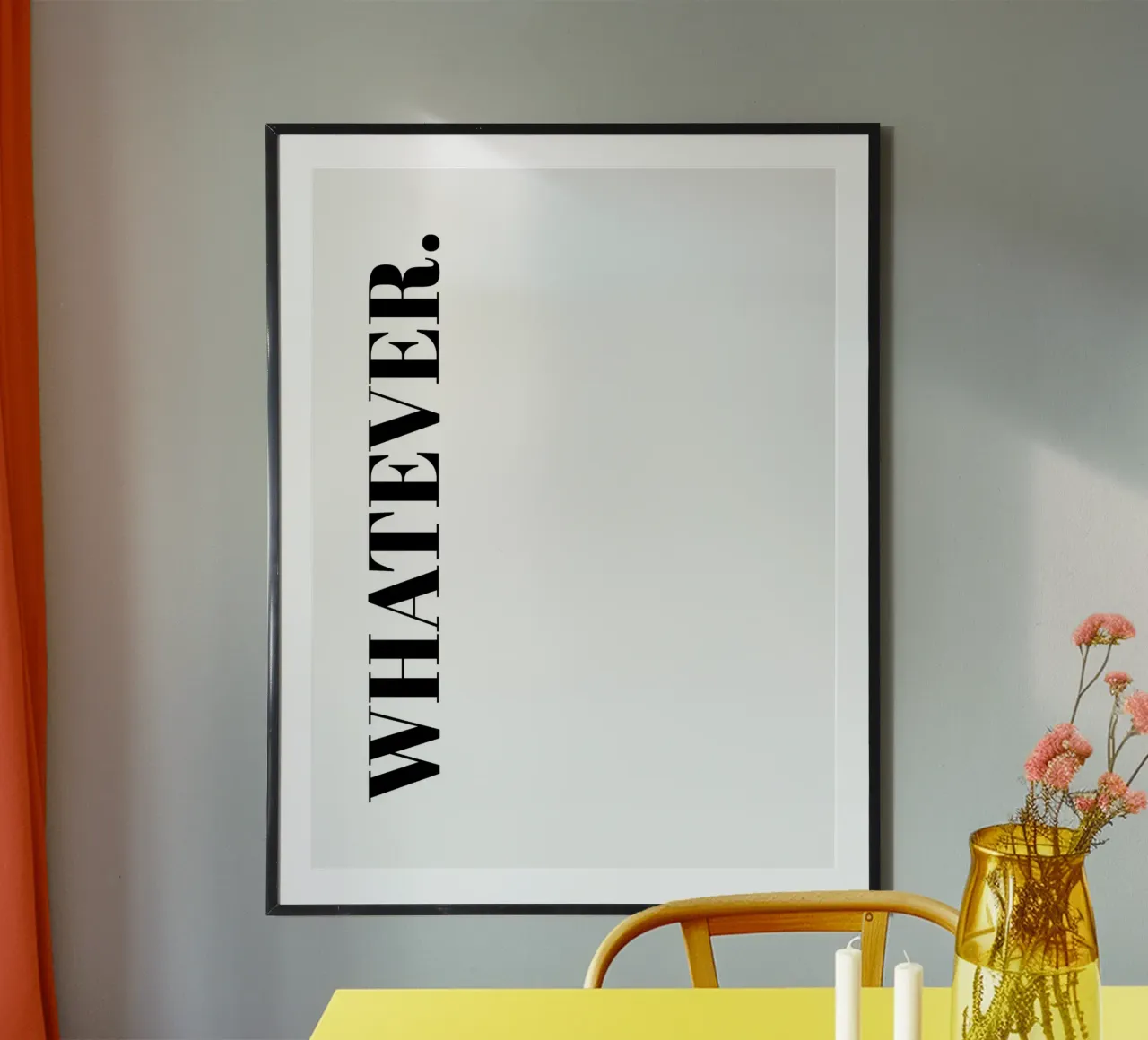 Whatever poster by Paigaam Studio