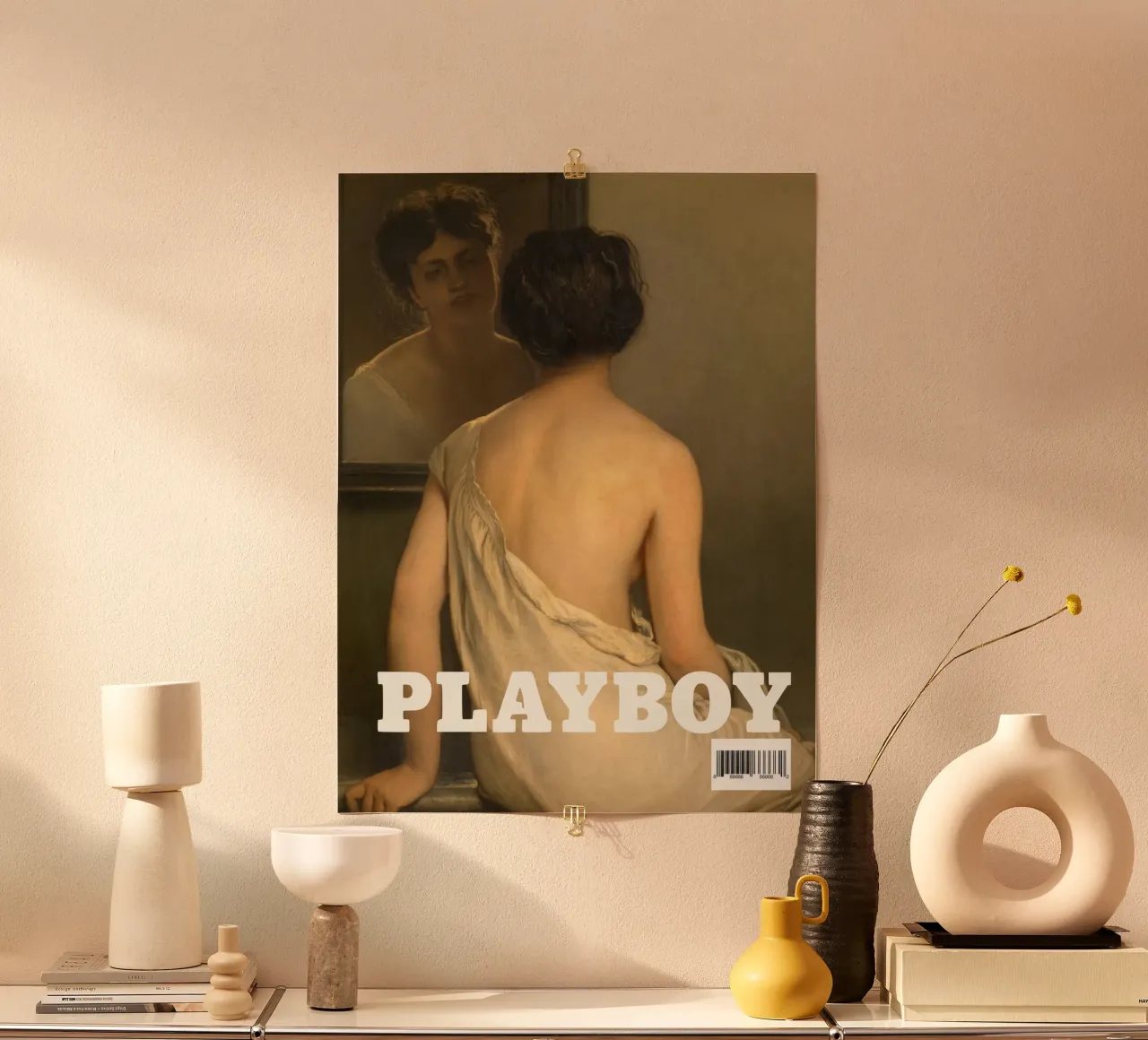 magazine cover poster con telaio in alluminio da ramosashop