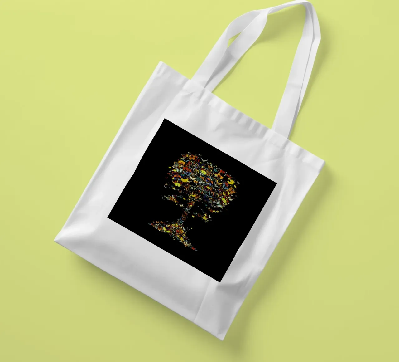 Atomic Butterfly borsa in juta da Tobe Fonseca