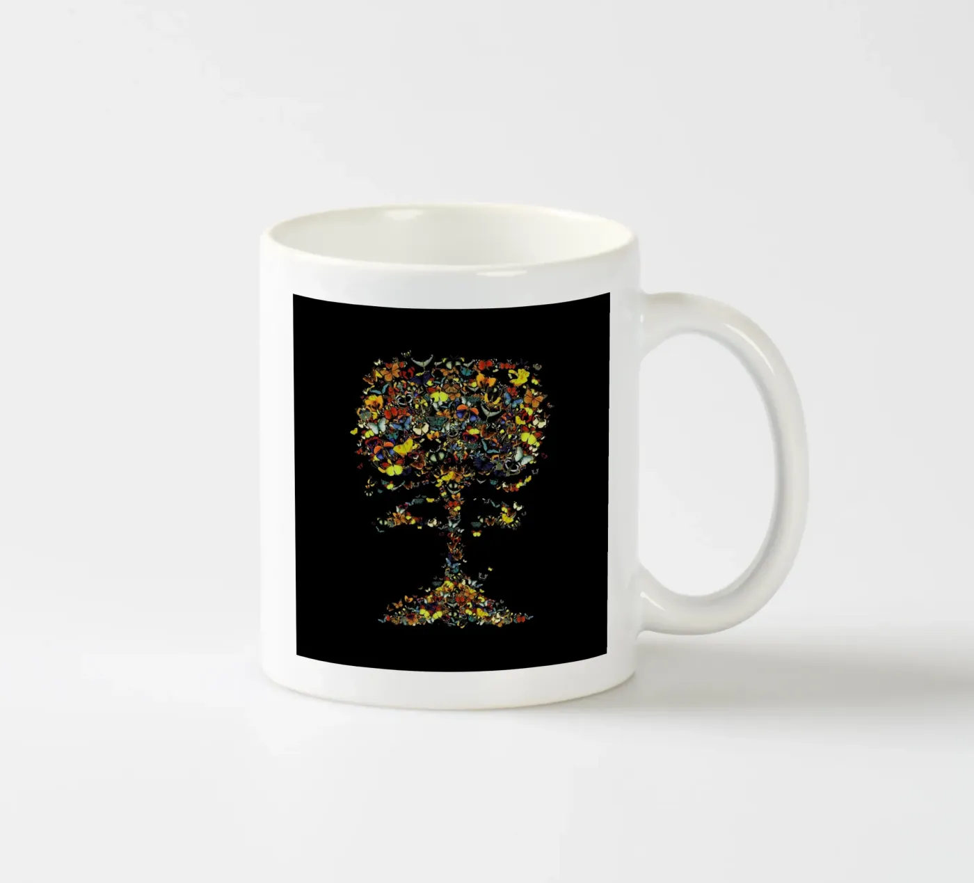 Atomic Butterfly ceramic mug by Tobe Fonseca