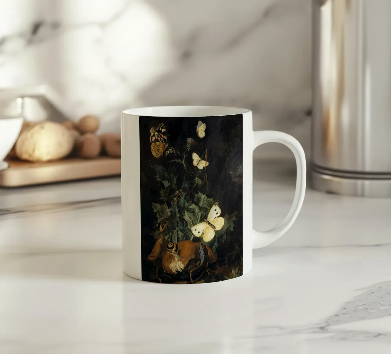 Butterflies and other insects tazza in ceramica da ramosashop