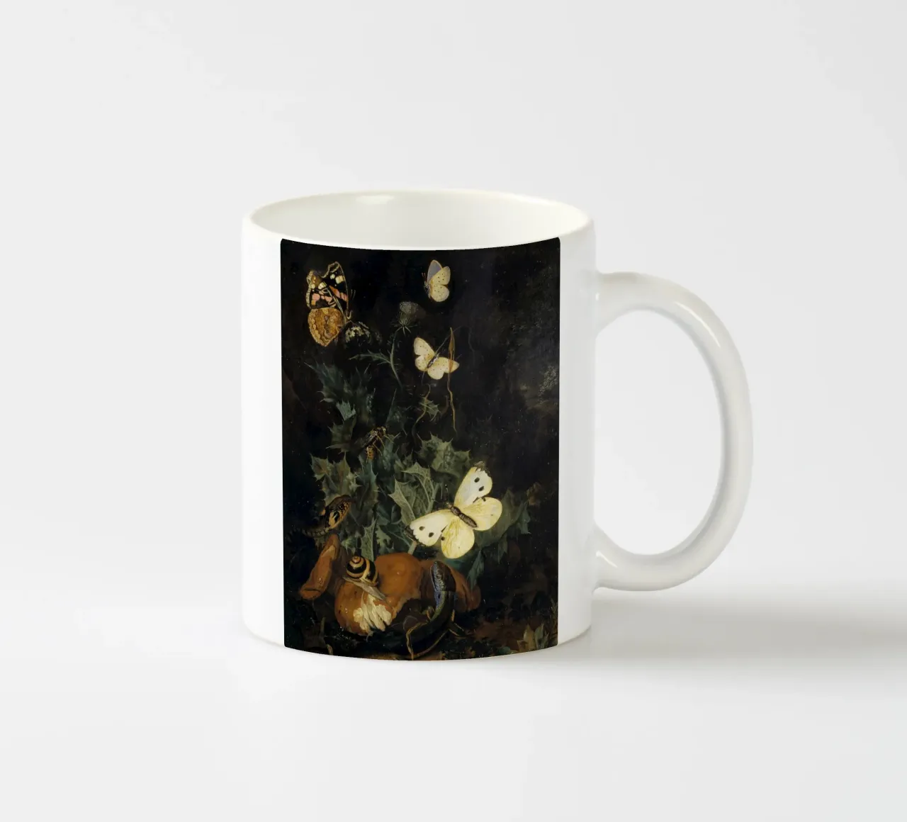 Butterflies and other insects tazza in ceramica da ramosashop