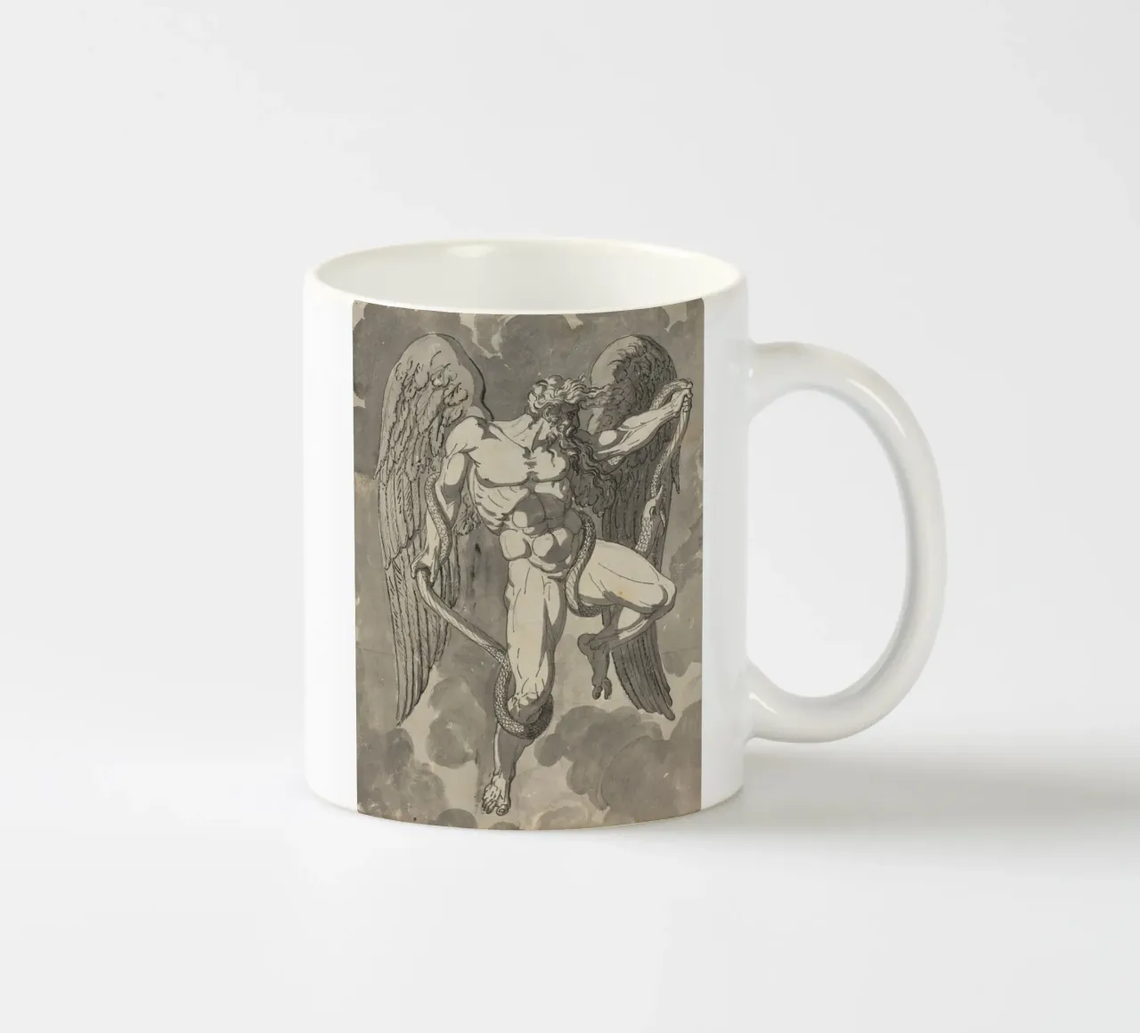 muscular figure tazza in ceramica da ramosashop
