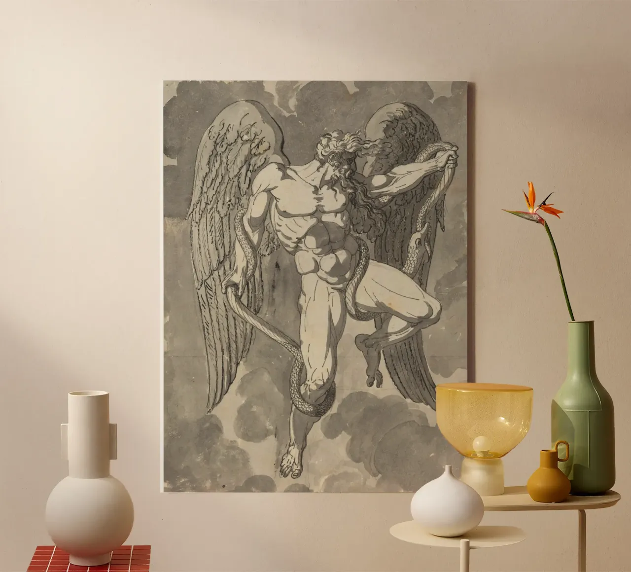 muscular figure Leinwand von ramosashop