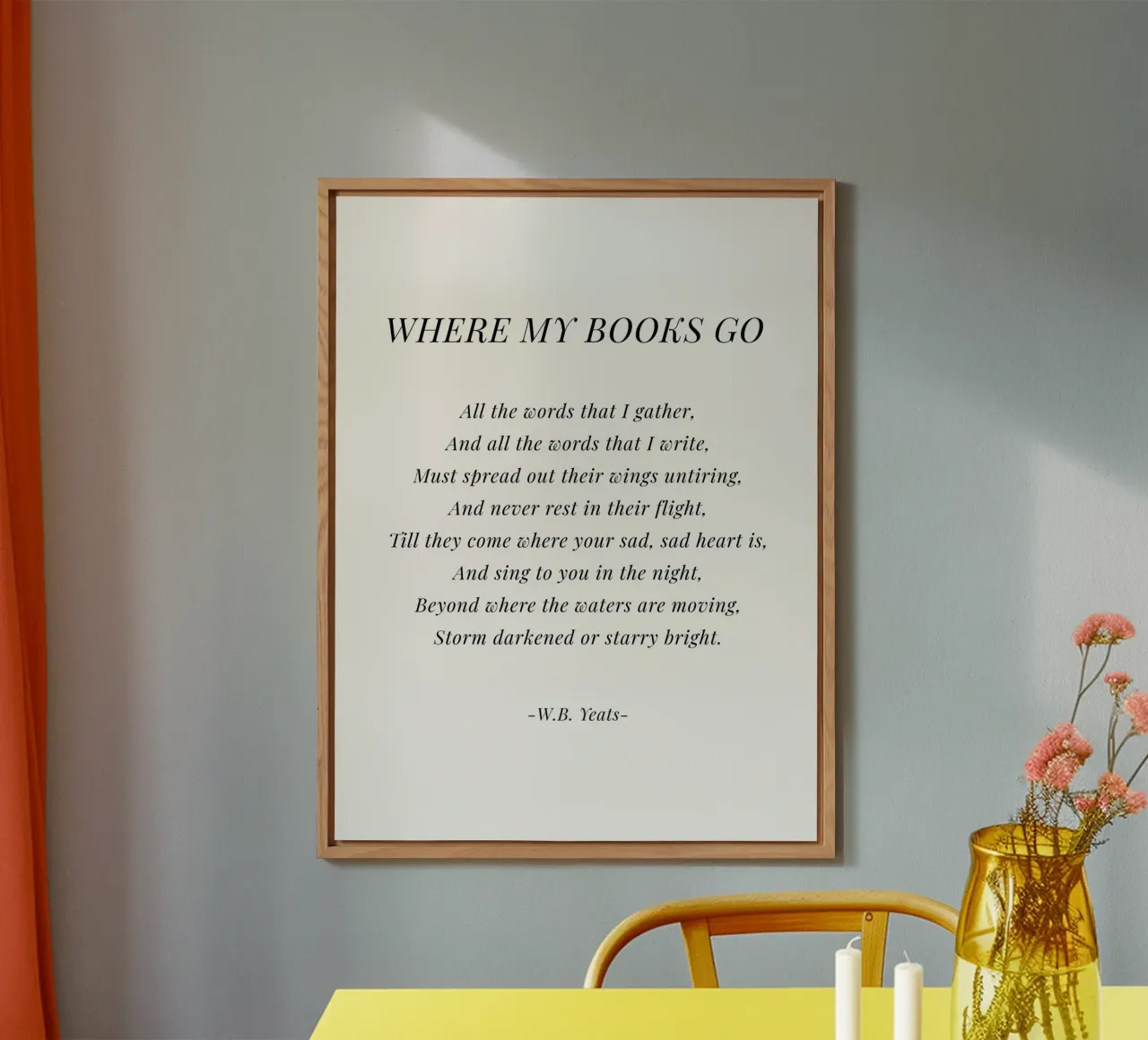Dove va il mio libro poesia alluminio dibond da Paigaam Studio