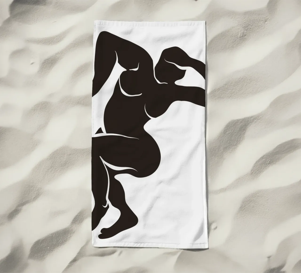 silhouette of a human form telo mare da ramosashop