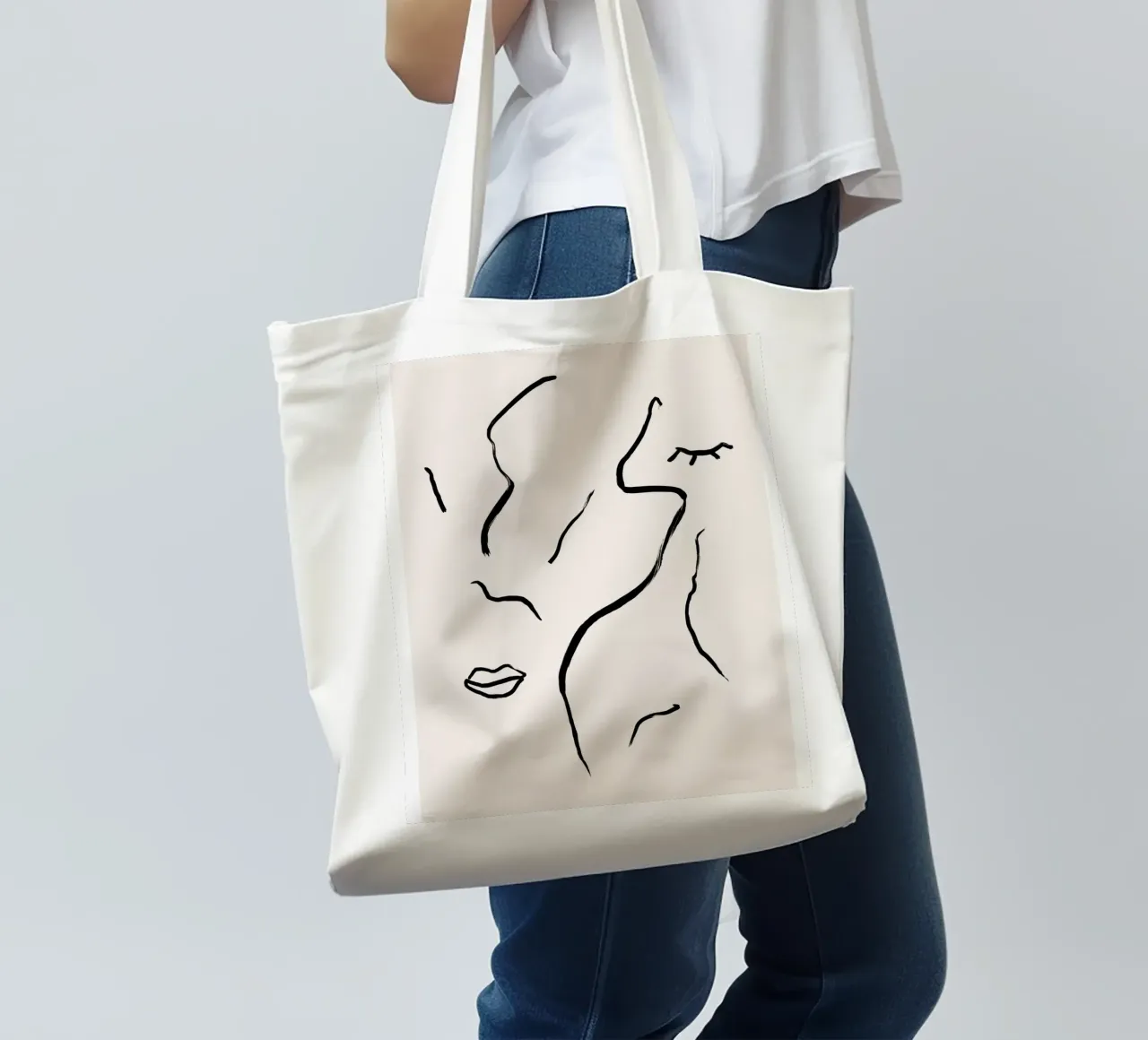 The New Simple No 21 borsa in juta da treechild