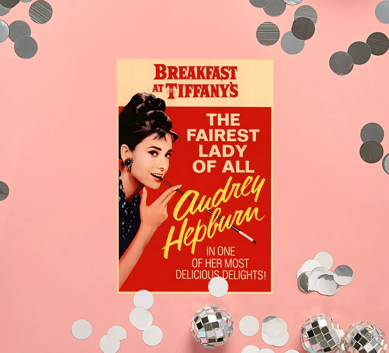 Breakfast at Tiffany's sticker van Attaboy Dsgn