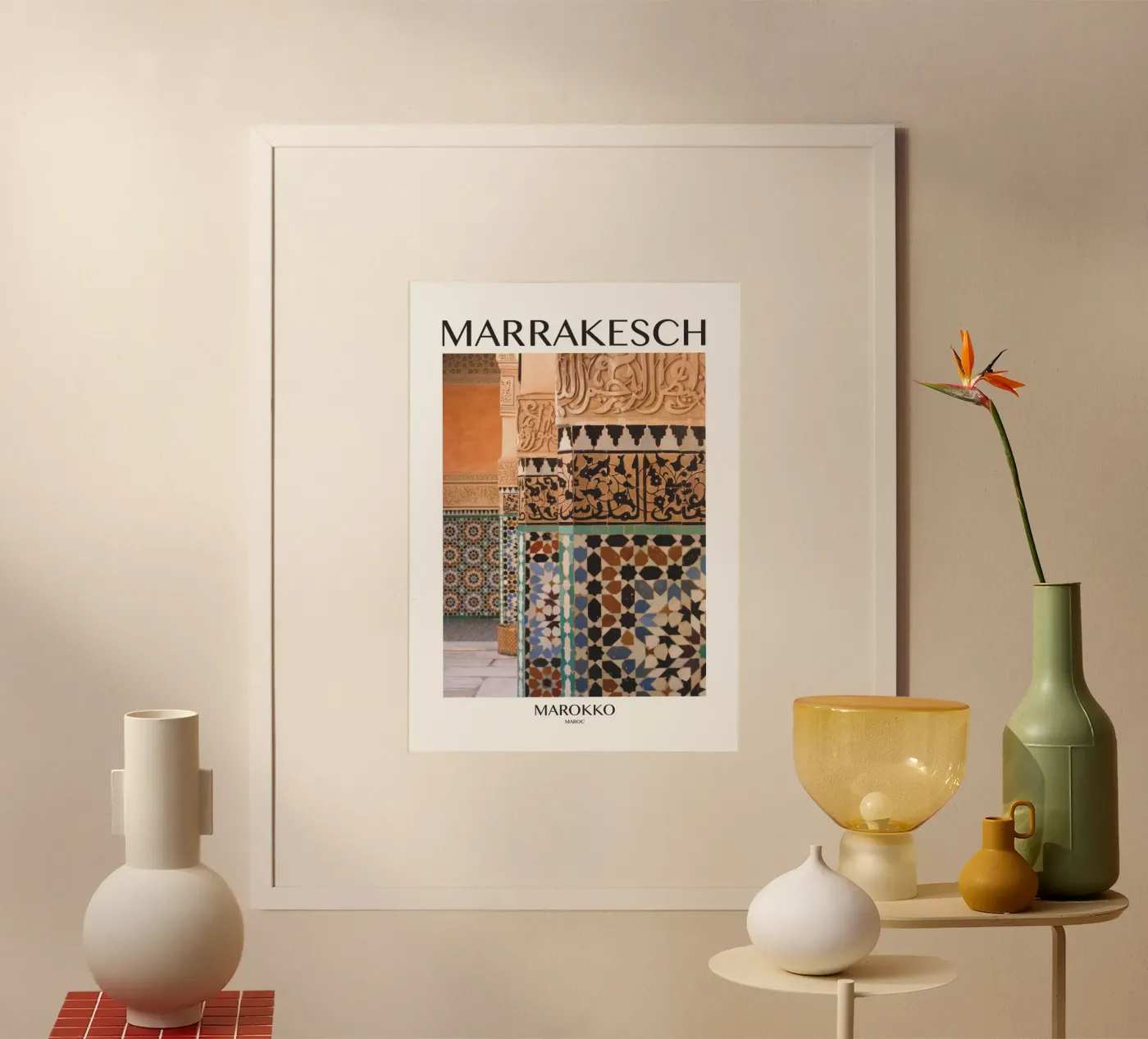 Marrakech mosaic poster by SusanneSchulz