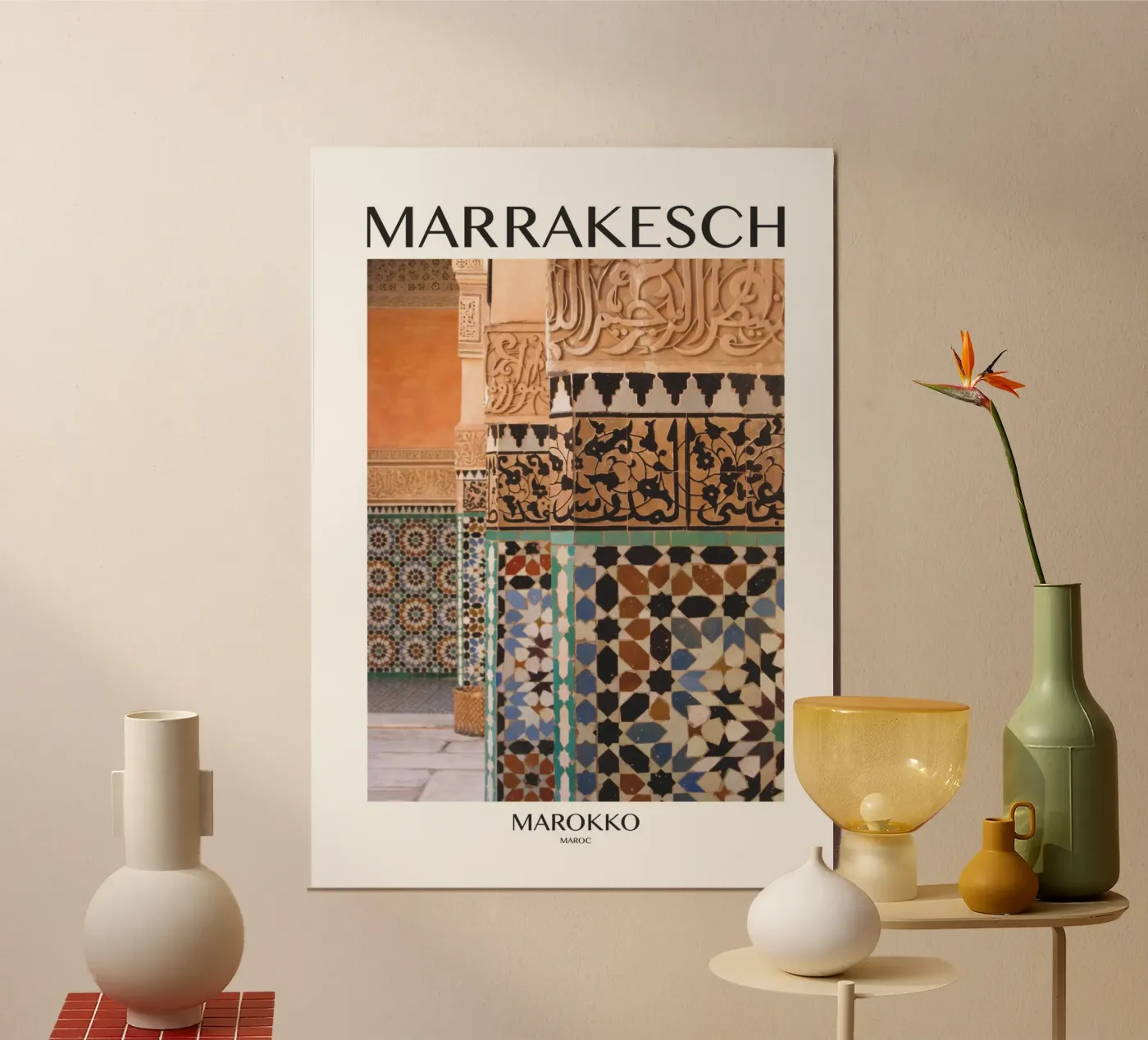 Marrakech mosaic poster by SusanneSchulz